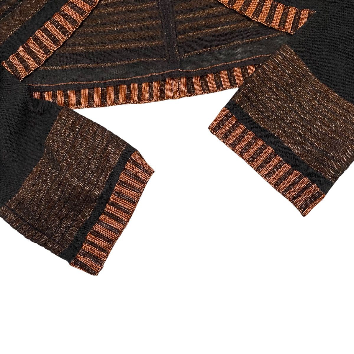 Hiroko Koshino Homme ‼️LAST DROP‼️Hiroko Koshino Cropped Panel Knit Jacket Size XS / US 0-2 / IT 36-38 - 10 Thumbnail