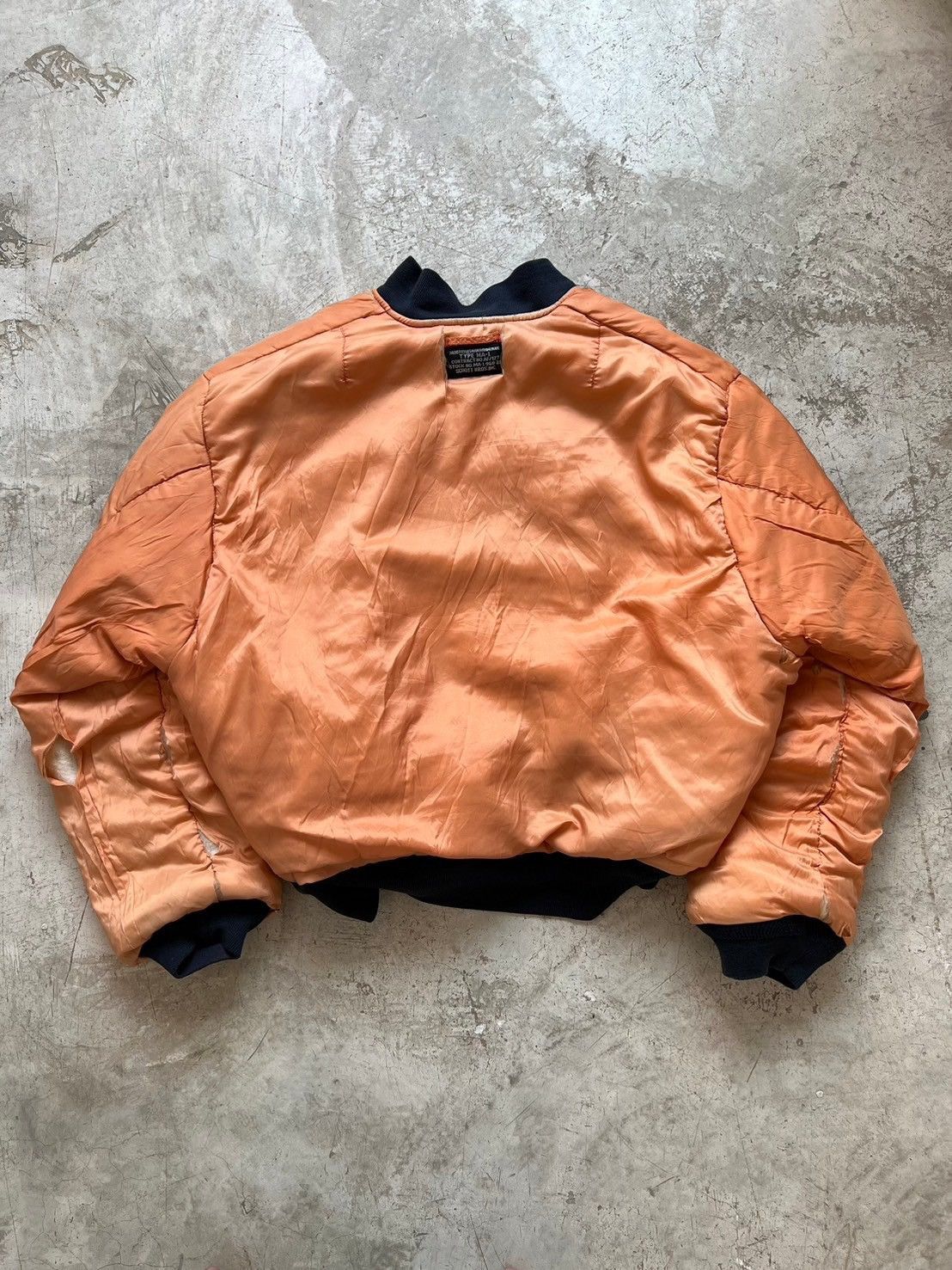 Schott Vintage Schott Flight Bomber Distressed Jacket Size US XL / EU 56 / 4 - 25 Thumbnail