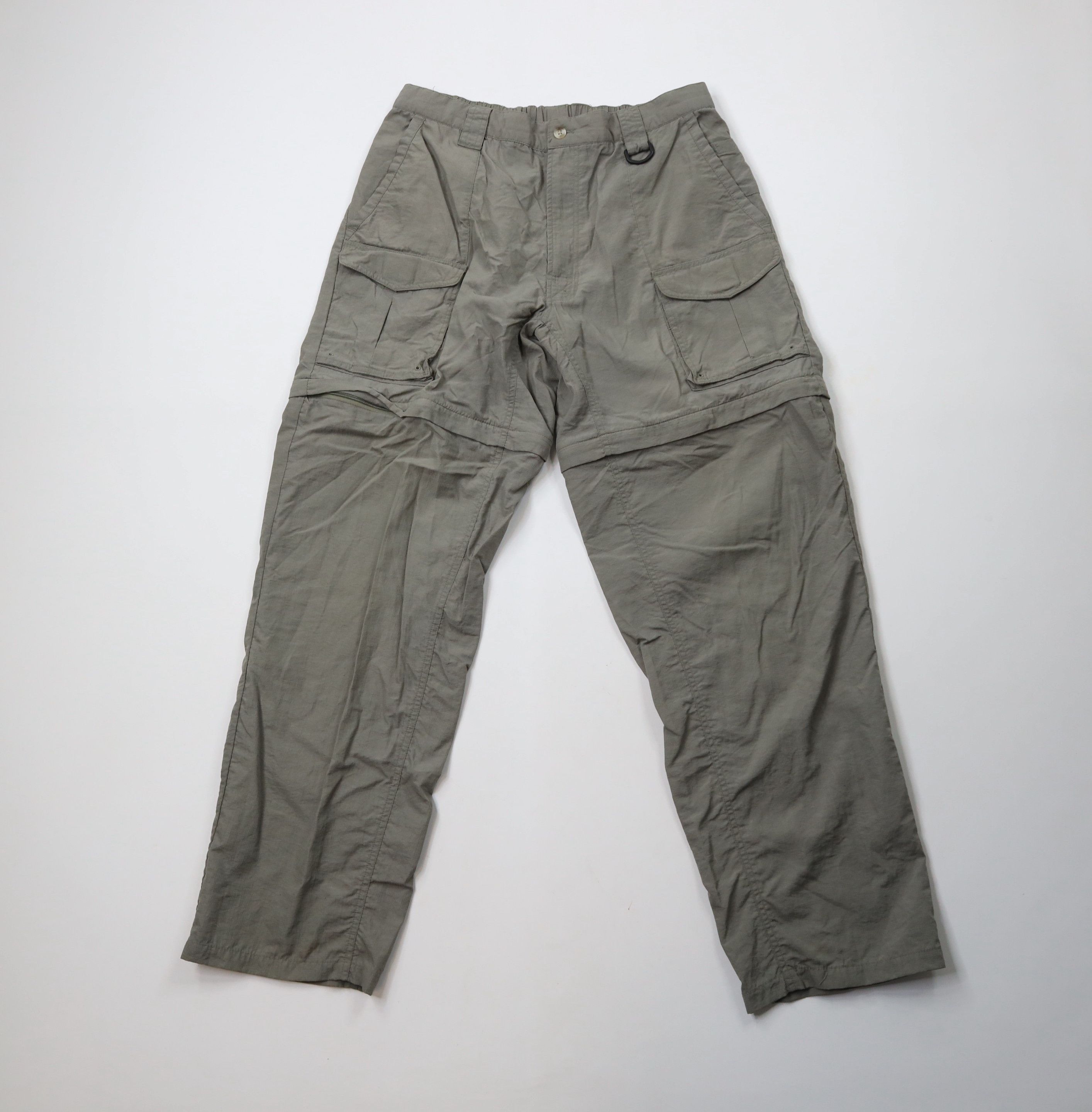 Columbia × Vintage Vintage 90s Columbia Wide Leg Convertible Cargo Pants Shorts Size 32" / US 10 / IT 46 - 1 Thumbnail