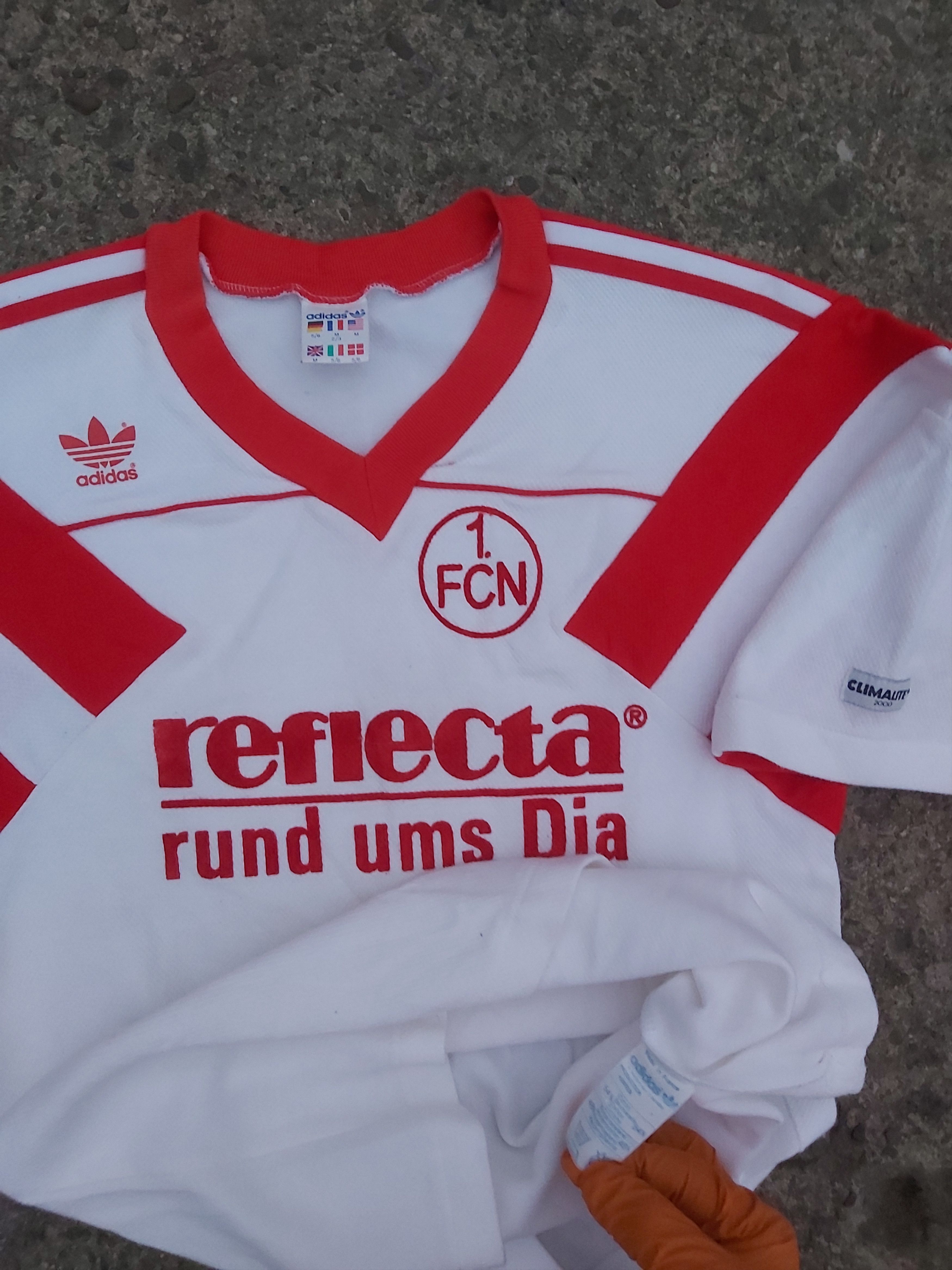 Adidas × Vintage Ultra rare 1989 -90 FC Nurnberg Away 2 Kit Vintage Jersey Size US M / EU 48-50 / 2 - 11 Thumbnail