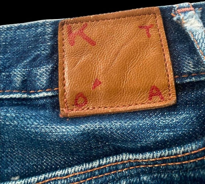 KATO 💥BEST OFFER💥VINTAGE KATO TOOL PROJECT SELVEDGE DENIM Size US 33 - 10 Thumbnail