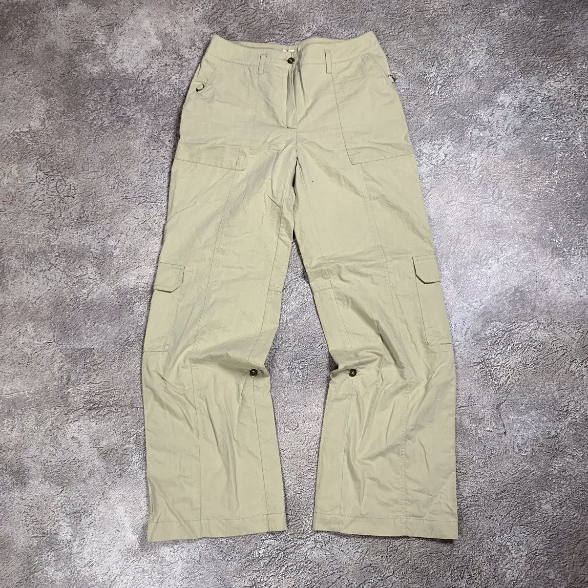 Vintage Vintage 90s Baggy Cargo Pants Flared Parachute Grunge 28 Size 28" / US 6 / IT 42 - 2 Thumbnail