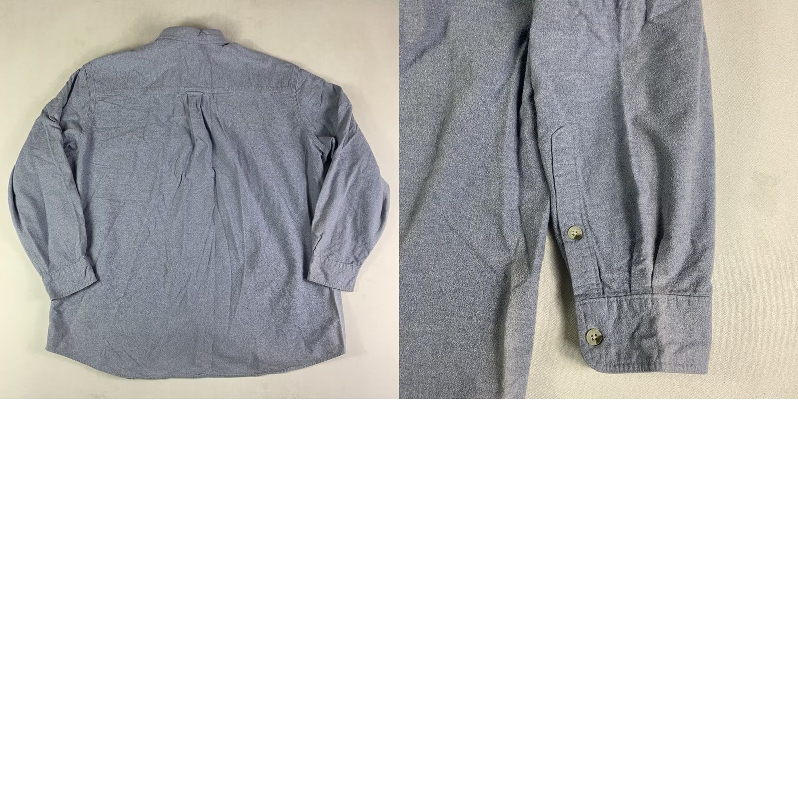 Vintage VINTAGE Woolrich Shirt Men 2XL Blue 100% Cotton Button-Up Casual Outdoor Modern Size US XXL / EU 58 / 5 - 8 Thumbnail