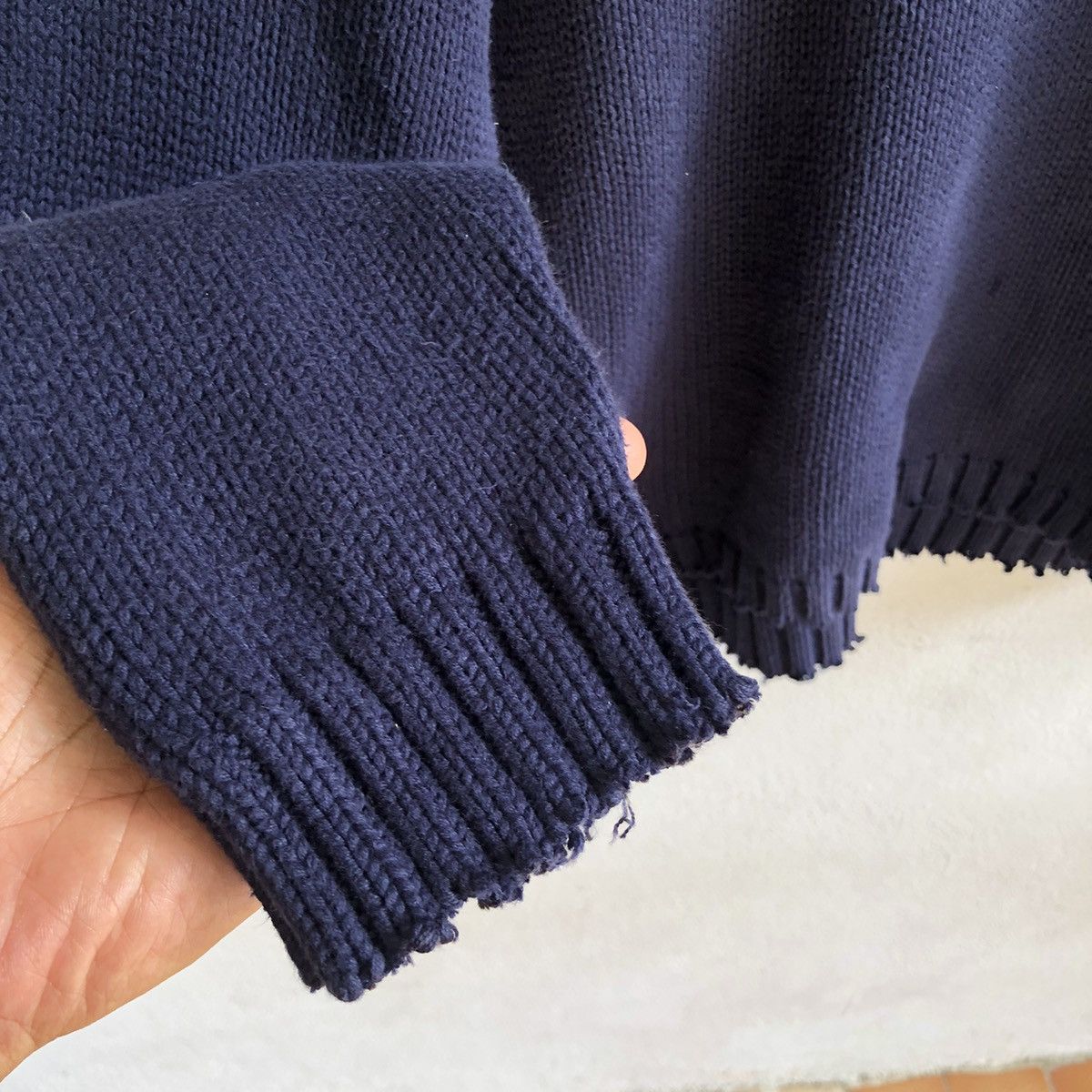 Polo Ralph Lauren × Vintage Distressed POLO RALPH LAUREN knitwear Size US M / EU 48-50 / 2 - 8 Thumbnail