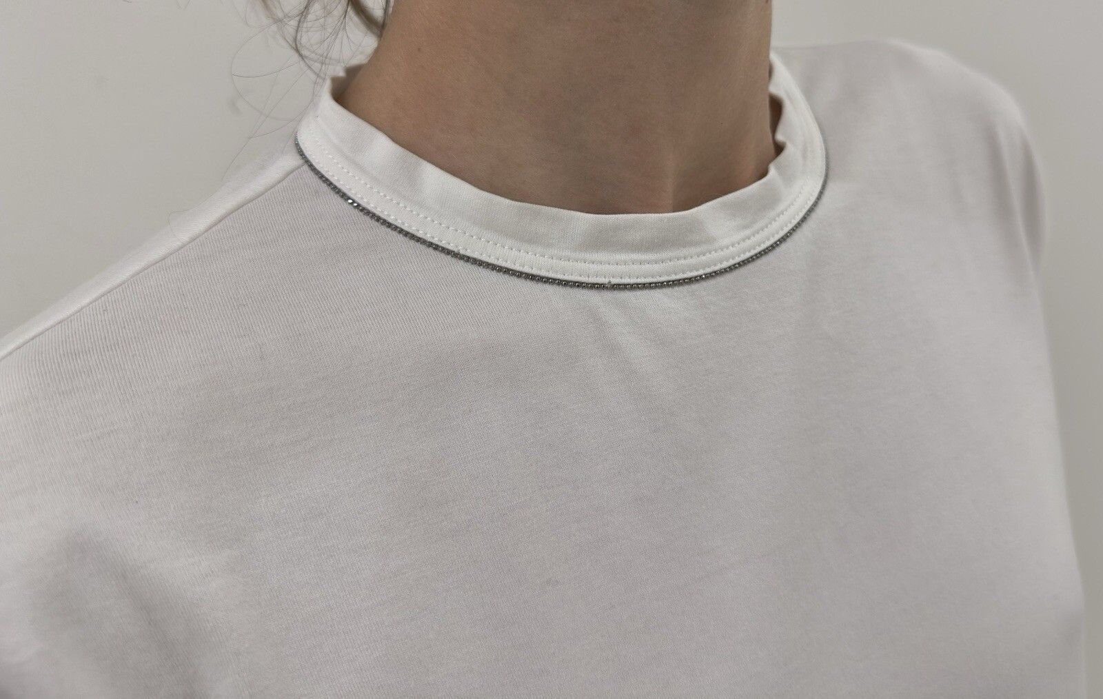 Brunello Cucinelli Brunello Cucinelli White Cotton Dress Size 10 Size L / US 10 / IT 46 - 3 Thumbnail
