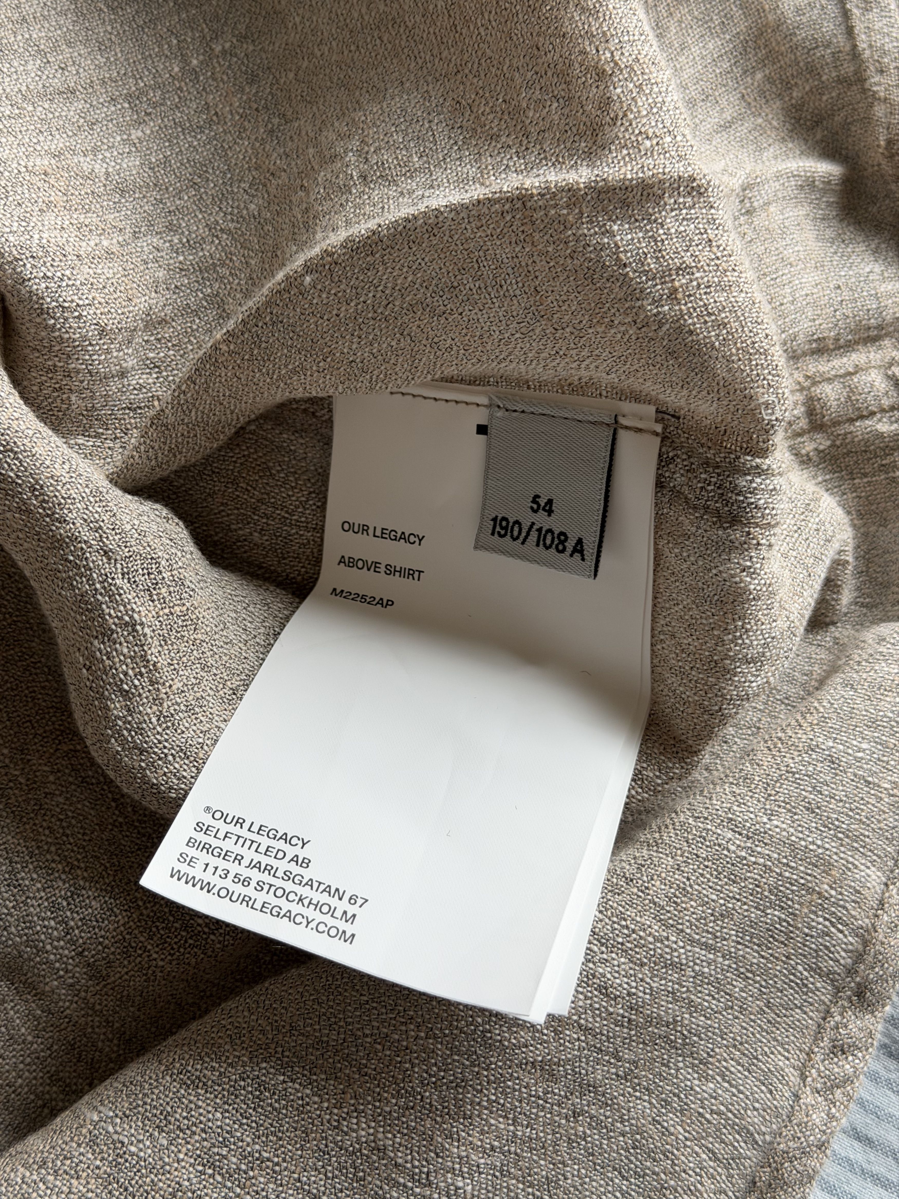 Our Legacy Our Legacy Above Shirt in Pollen Dust Sparse Crepe Weave Size US XL / EU 56 / 4 - 8 Thumbnail