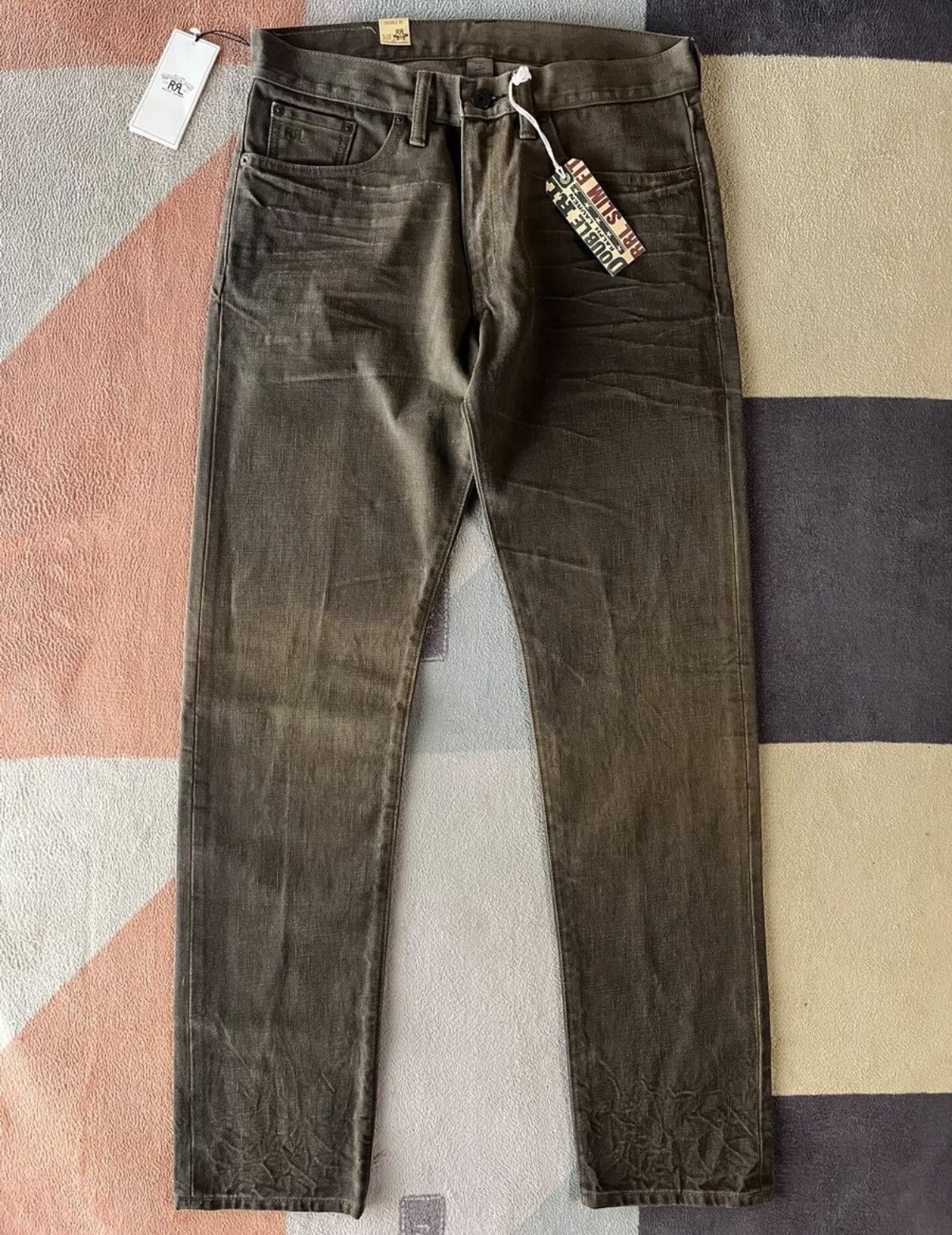 RRL Ralph Lauren Brown Denim Pants Size 32 Size US 32 / EU 48 - 1 Thumbnail