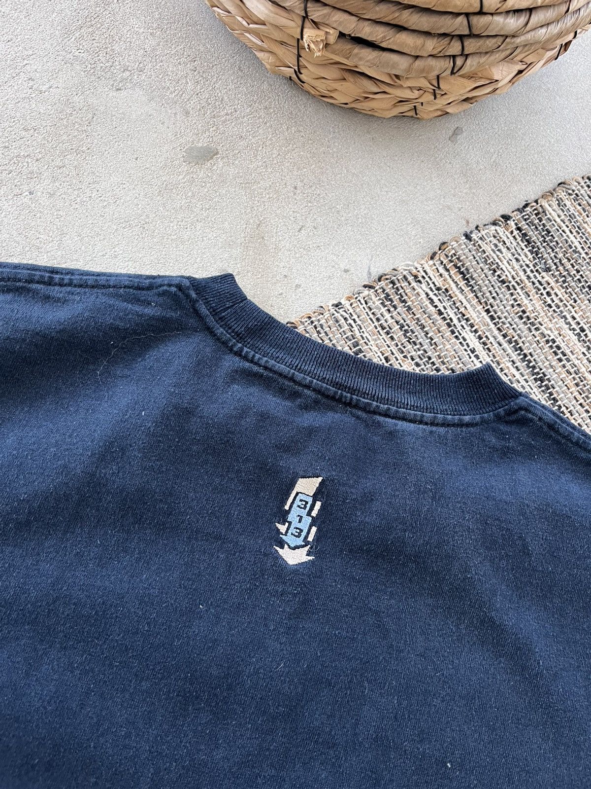 Carhartt Vintage Carhartt Cropped TShirt Navy Y2K Workwear Avantgarde Size M / US 6-8 / IT 42-44 - 9 Thumbnail