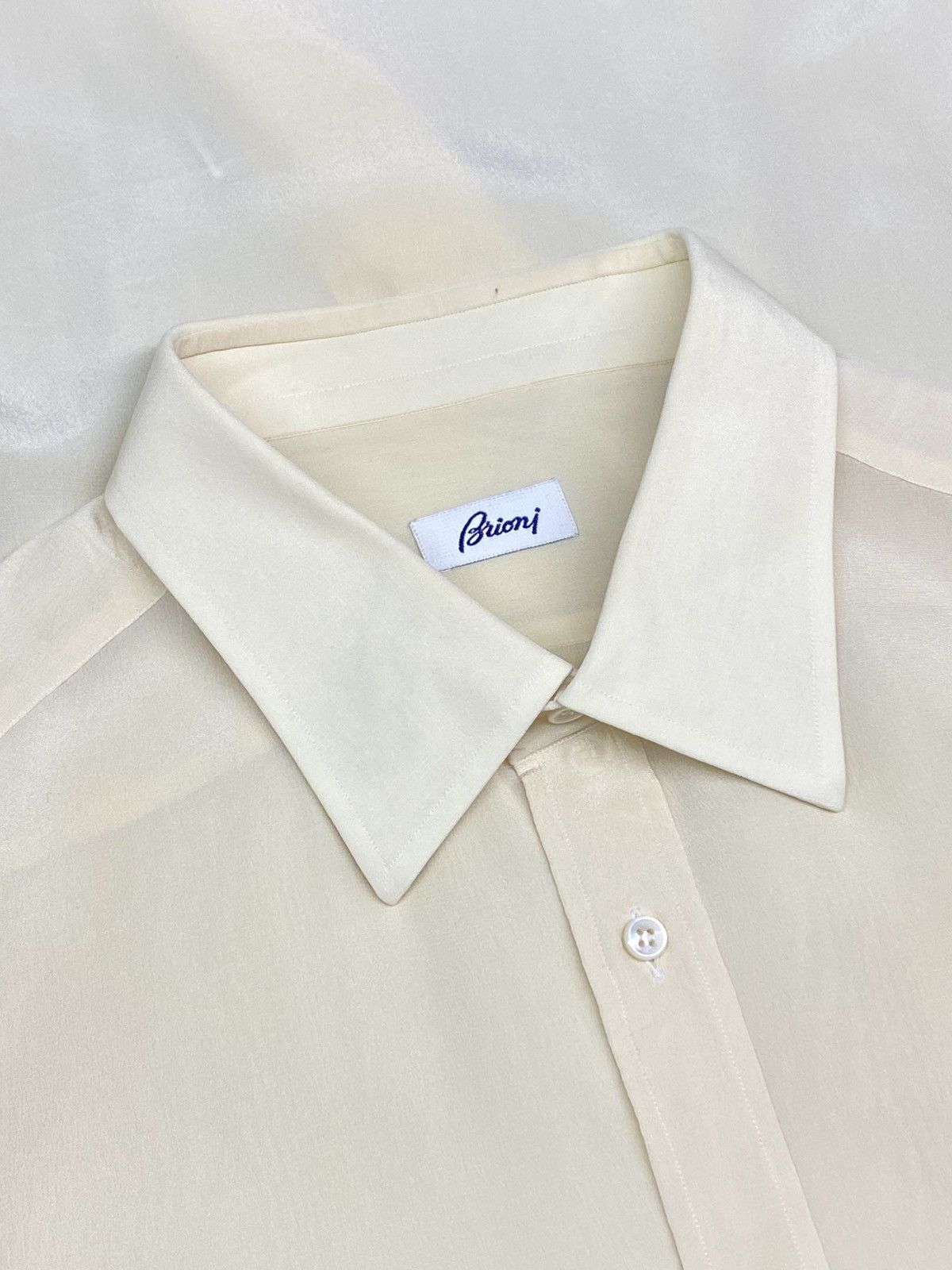 Brioni Brioni Silk Long Sleeve Shirt Size US L / EU 52-54 / 3 - 15 Thumbnail