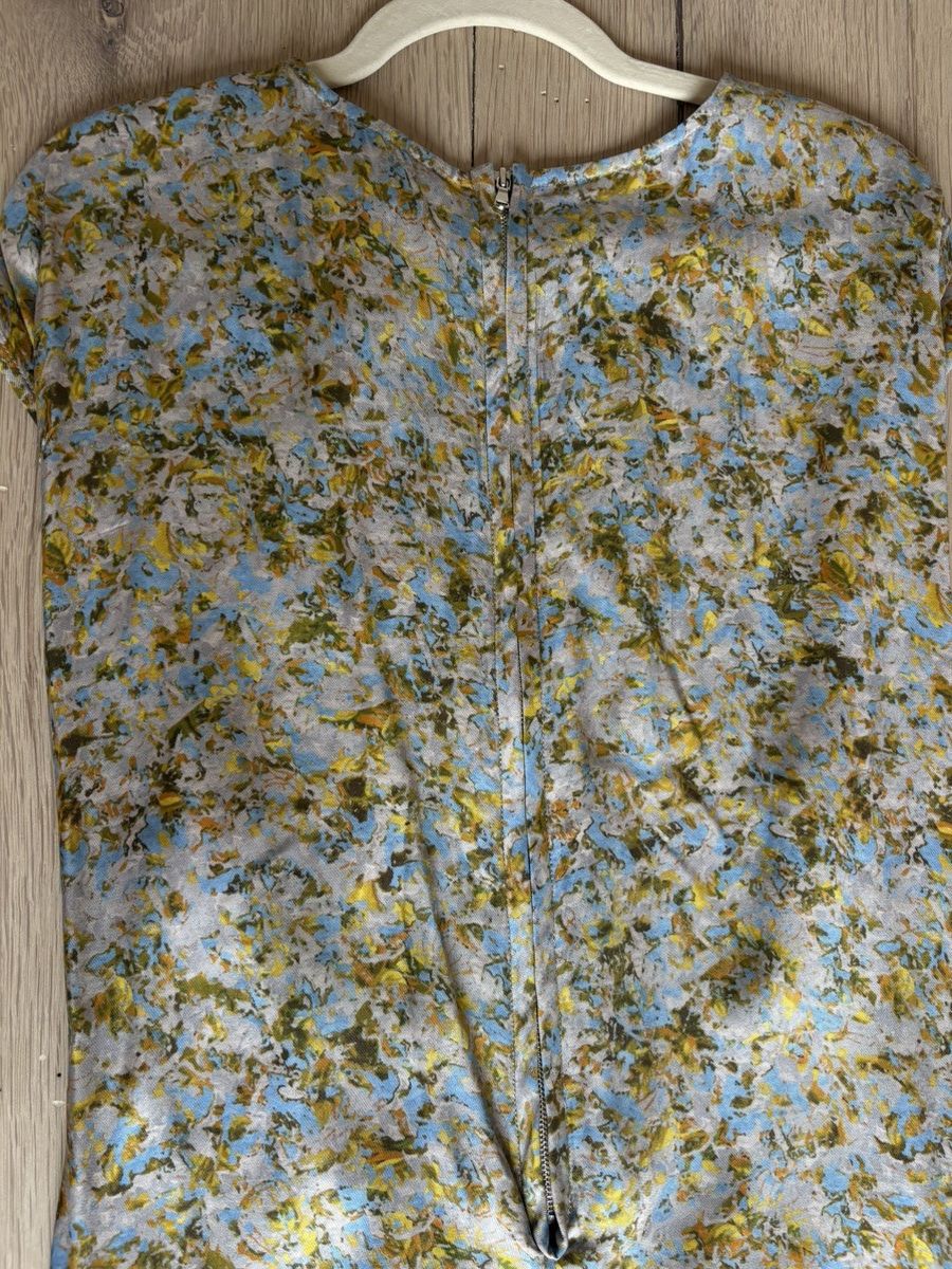 No. 6 No. 6 Store Blue and Yellow Floral Tie-Front Dress Size 2 Size XS / US 0-2 / IT 36-38 - 8 Thumbnail