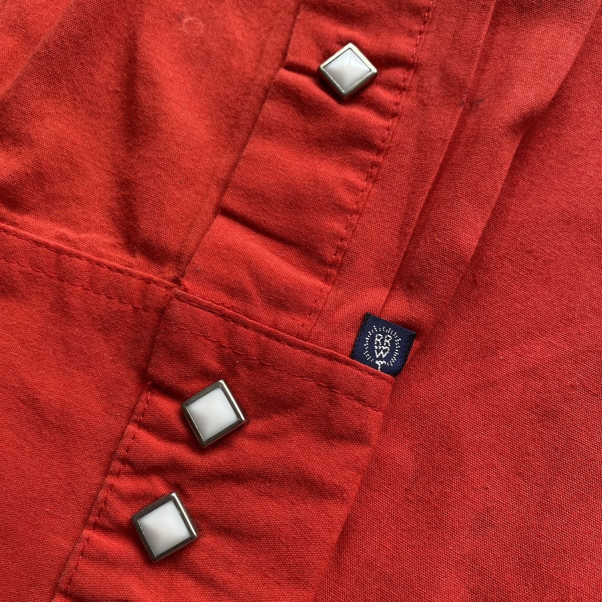 Rockmount Ranch Wear RED WESTERN SHIRT ROCKMOUNT RANCH WEAR 80s 1980s VINTAGE🔥 Size US XL / EU 56 / 4 - 5 Thumbnail