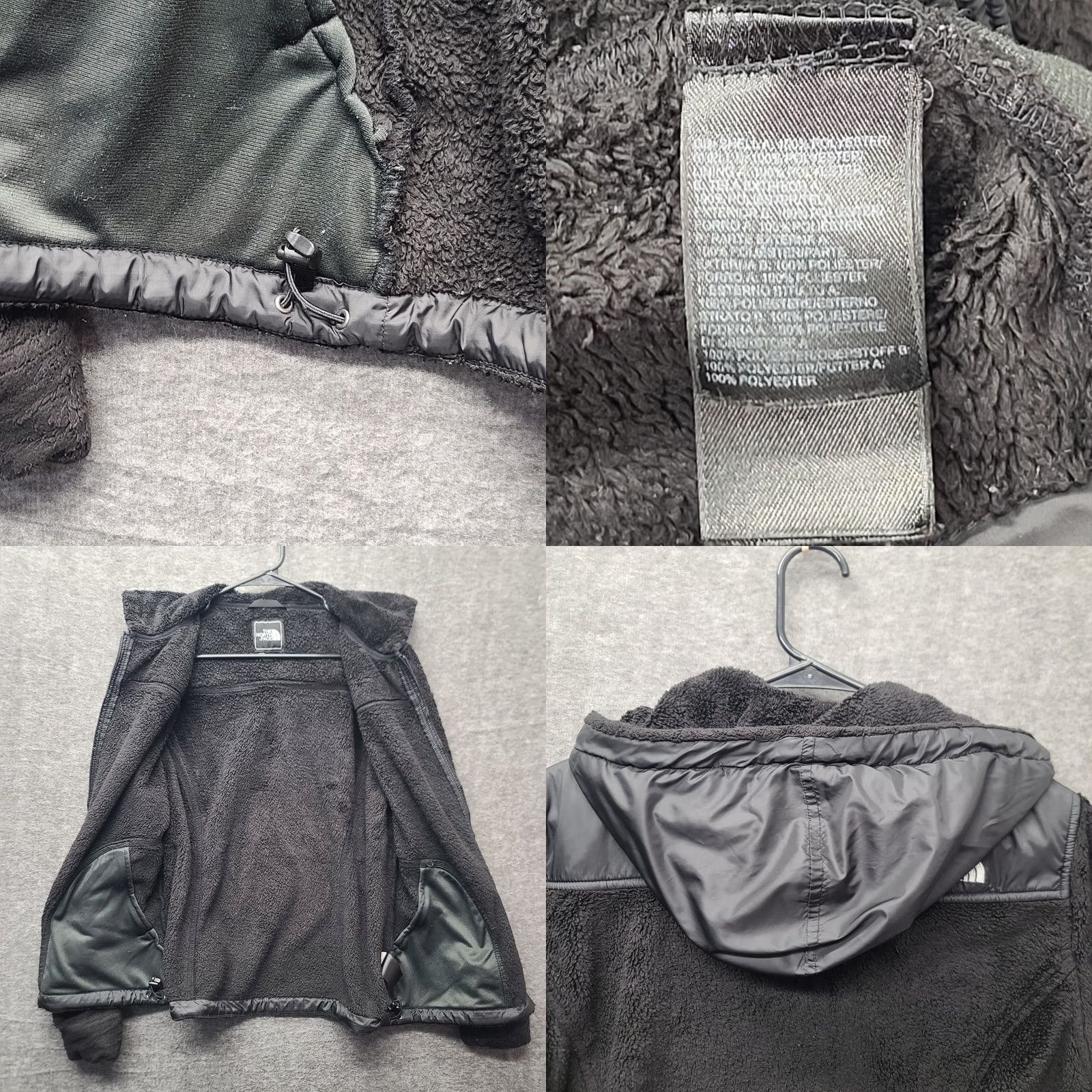 The North Face The North Face Denali Jacket Women's L Black Relaxed Fleece Full Zip Hooded Mid-Length Size L / US 10 / IT 46 - 8 Thumbnail