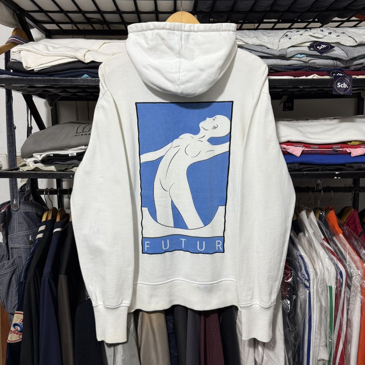 Vintage Futur maritime hoodie Size US L / EU 52-54 / 3 - 1 Thumbnail