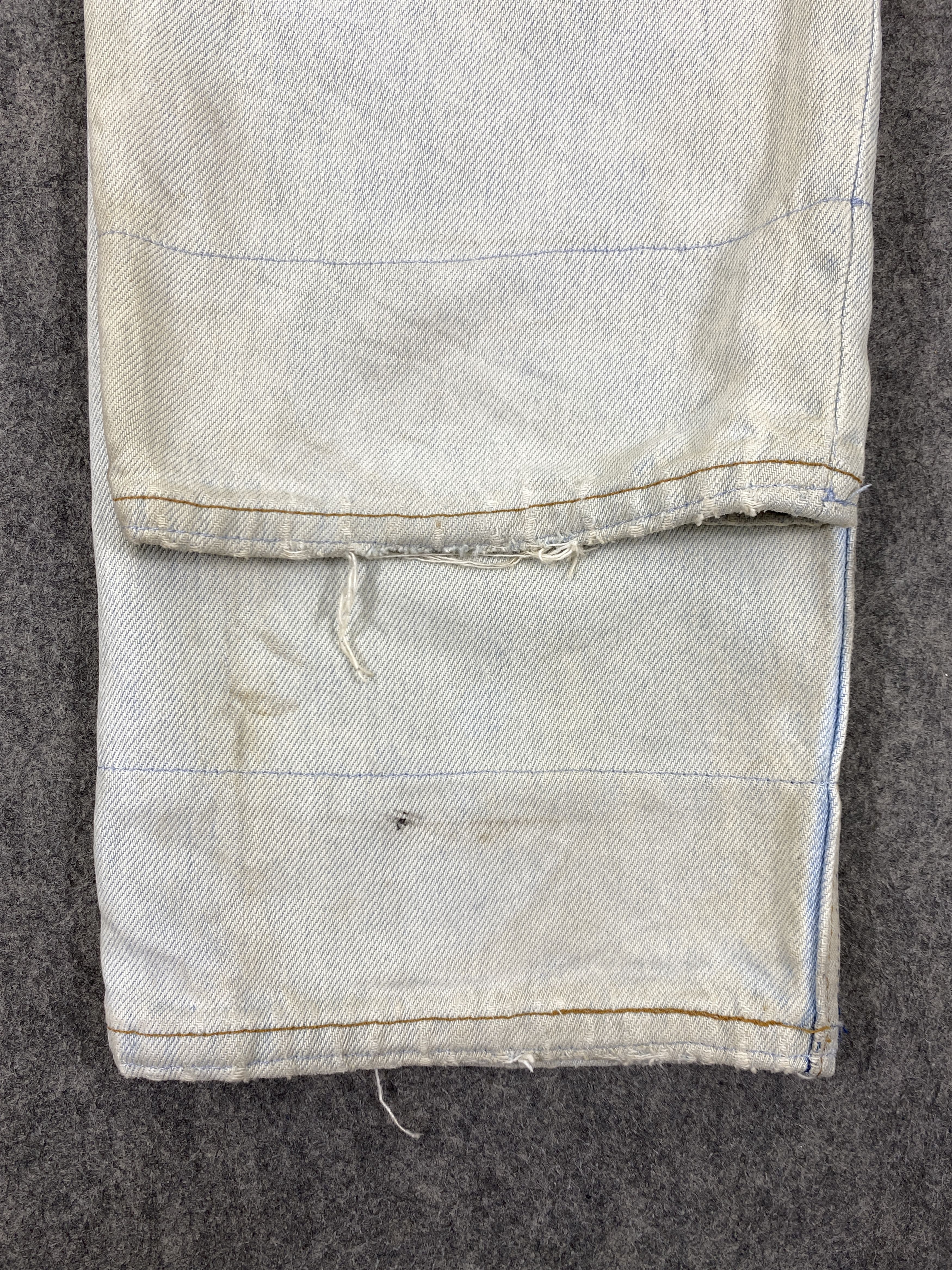Levi's Light Blue Vintage Levis 501 Patchwork Jeans 29x28.5-JN3116 Size US 29 - 13 Thumbnail