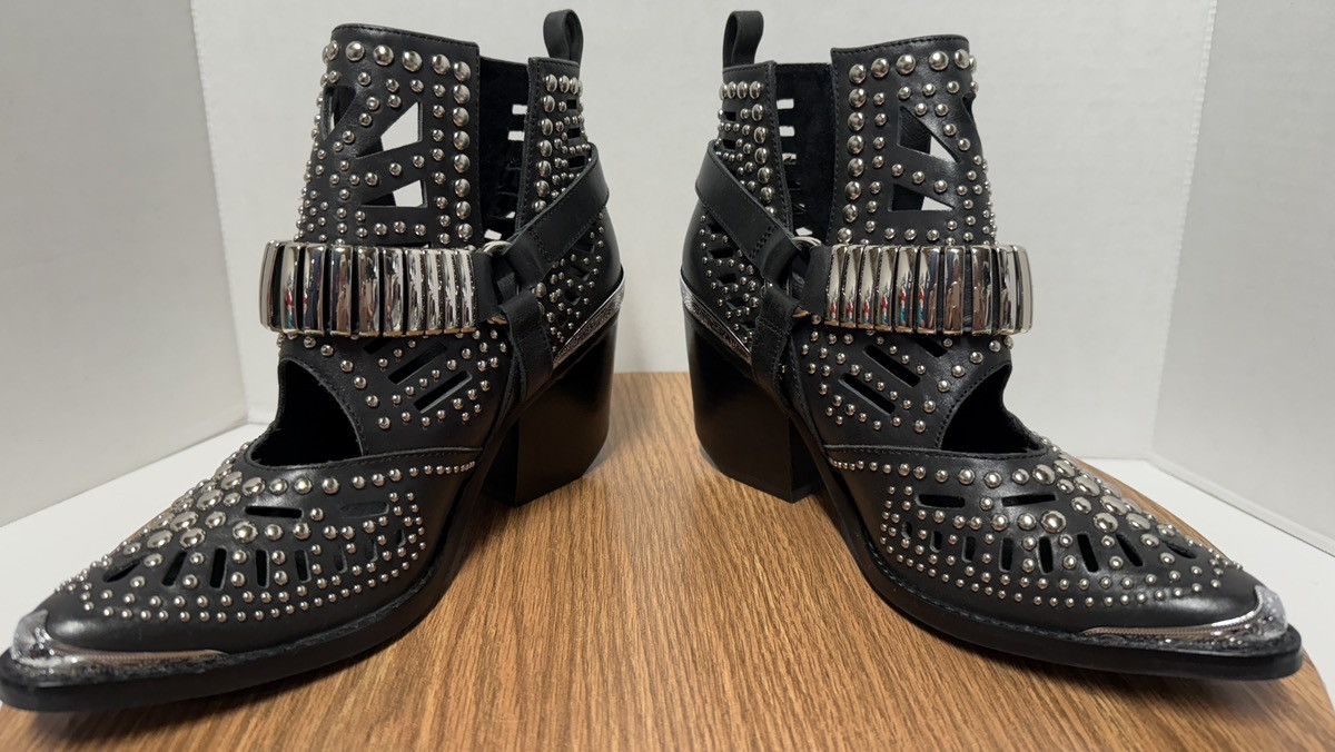 Jeffrey Campbell Jeffrey Campbell Wylie Valdosta Black Studded Ankle Boot Size US 6 / IT 36 - 5 Thumbnail