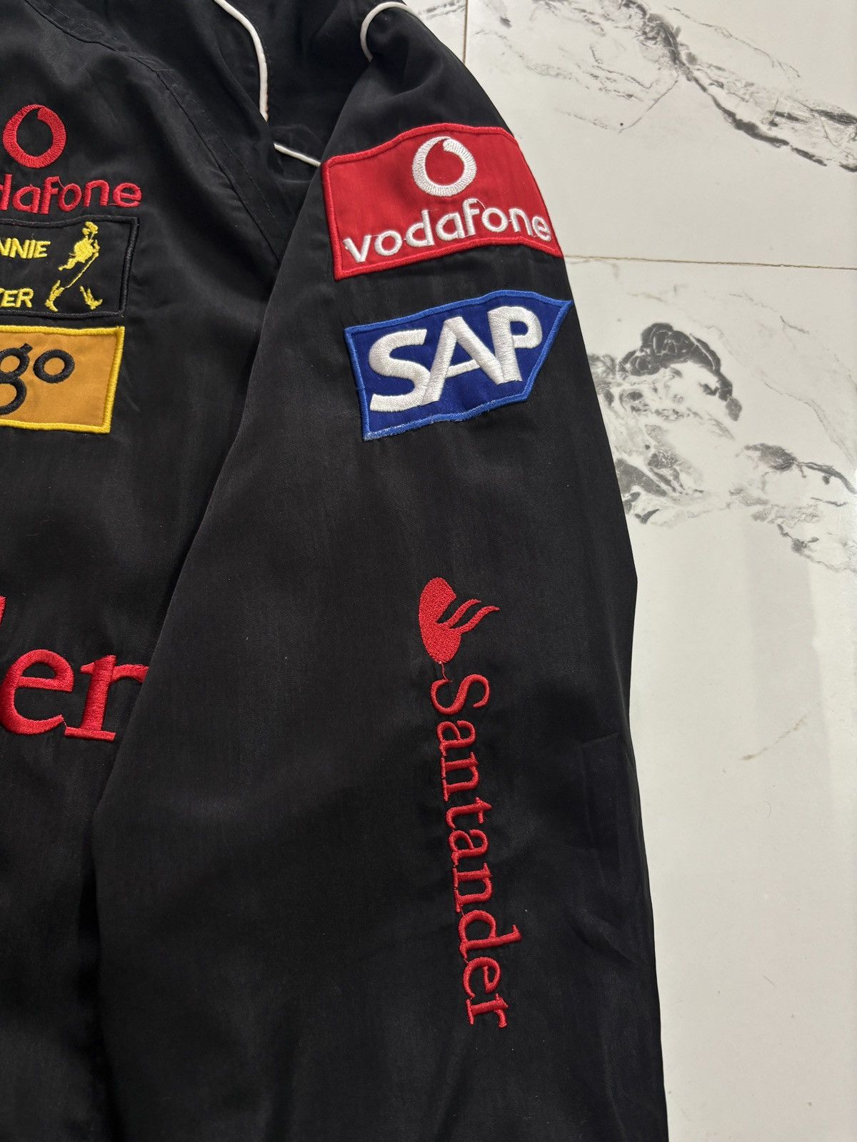 Mercedes-Benz VINTAGE MERCEDES-BENZ MCLAREN SATNDANDER F1 FACKET Size US XL / EU 56 / 4 - 3 Thumbnail