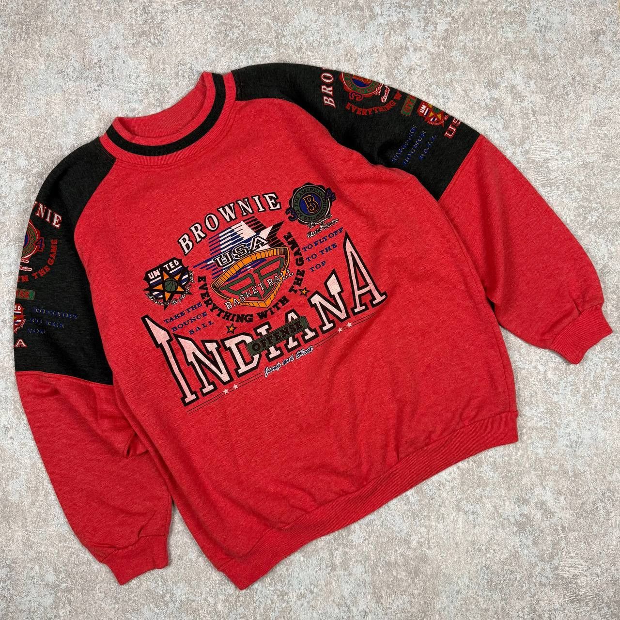 Supreme VINTAGE 90S INDIANDA BASKETBALL SWEATSHIRT Size US XL / EU 56 / 4 - 1 Thumbnail
