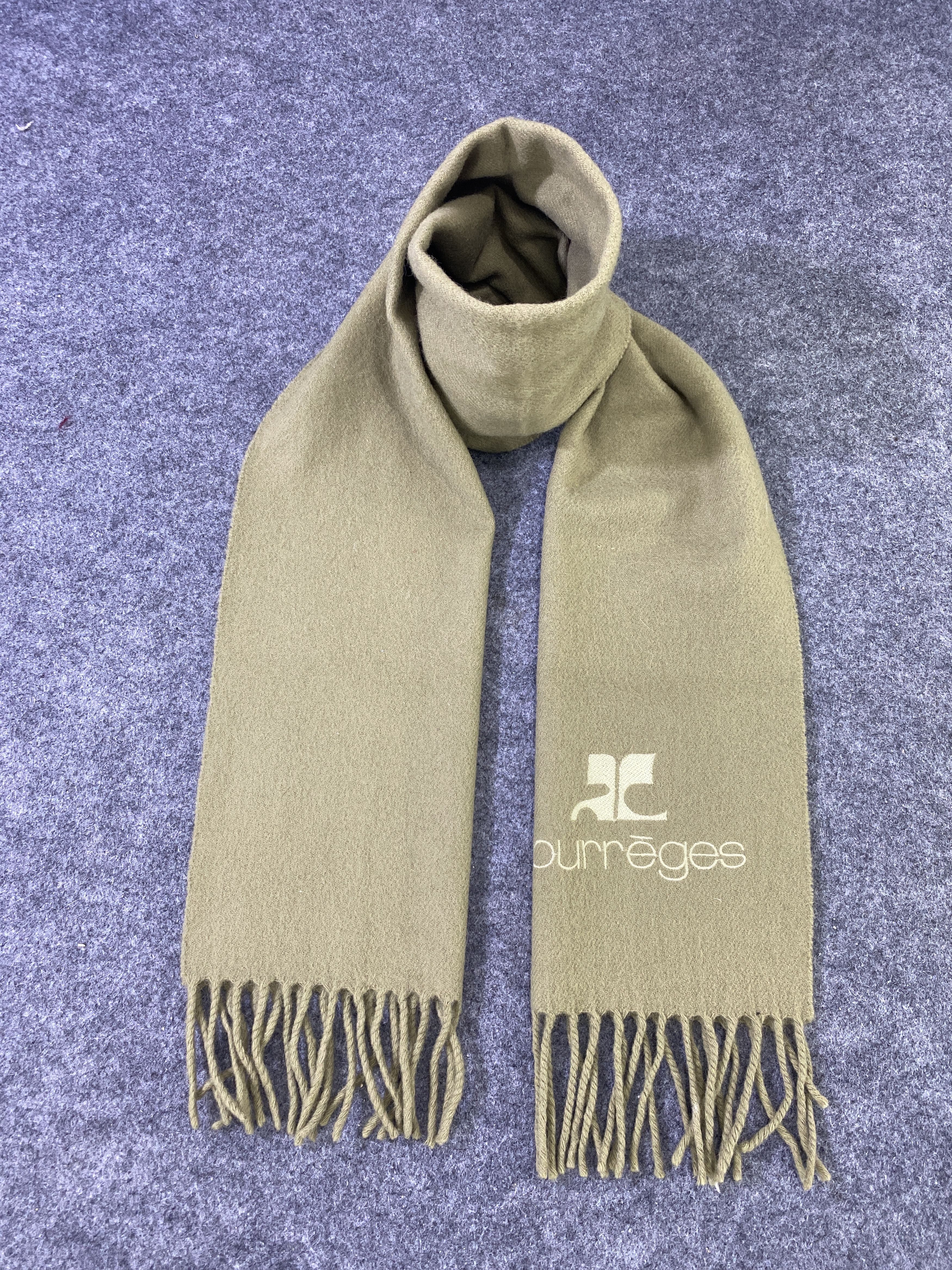 Courreges × Vintage Courreges Scarf / Muffler / Neckwear -T1023 Size ONE SIZE - 1 Thumbnail