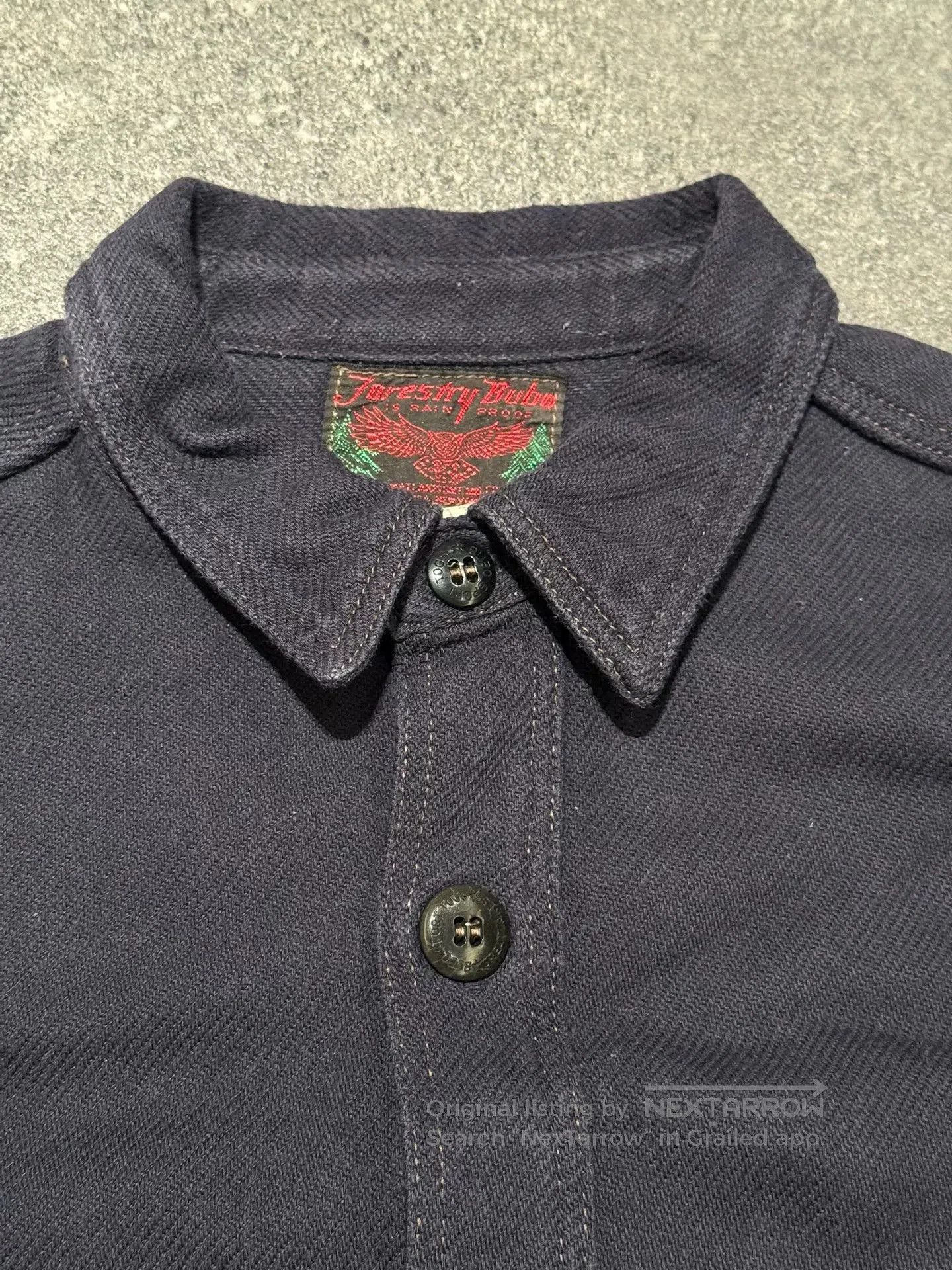 Freewheelers Freewheelers Thick Shirt in Dark Blue. Size US M / EU 48-50 / 2 - 3 Thumbnail