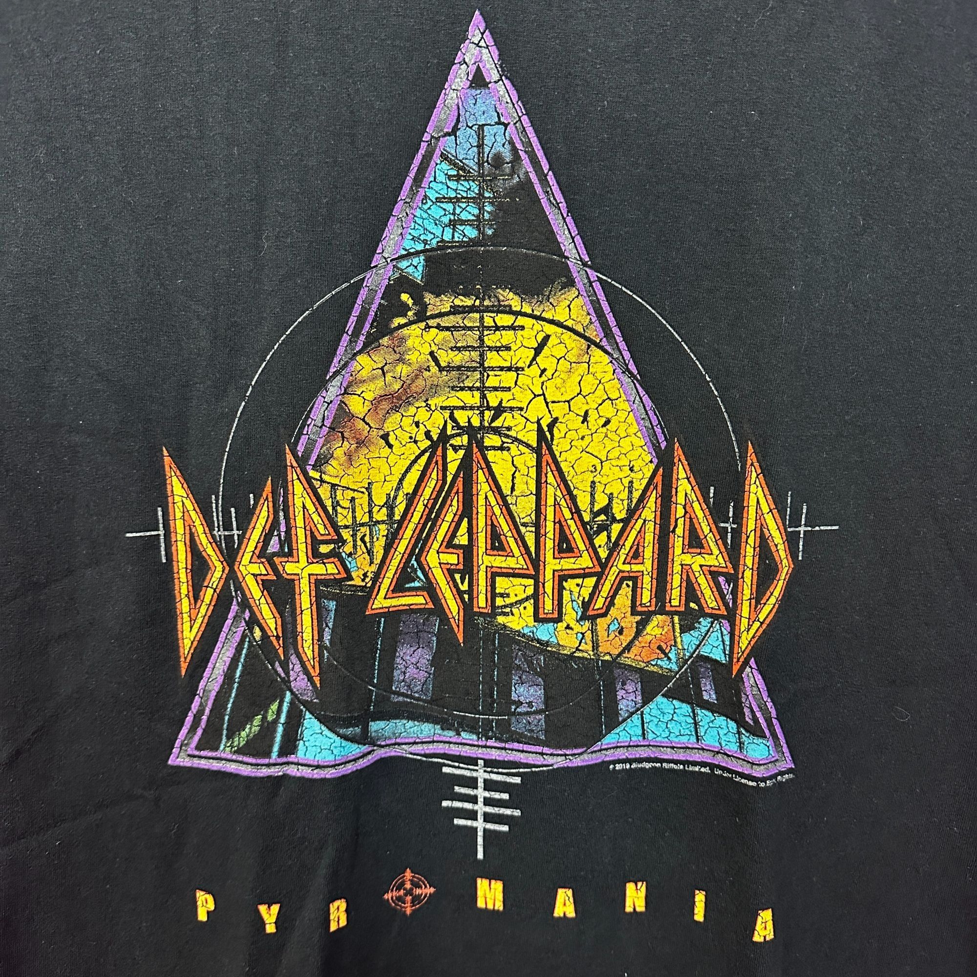 Def Leppard Def Leppard Pyromania 1983 World Tour Glam Metal Band Tee S Size US S / EU 44-46 / 1 - 2 Thumbnail