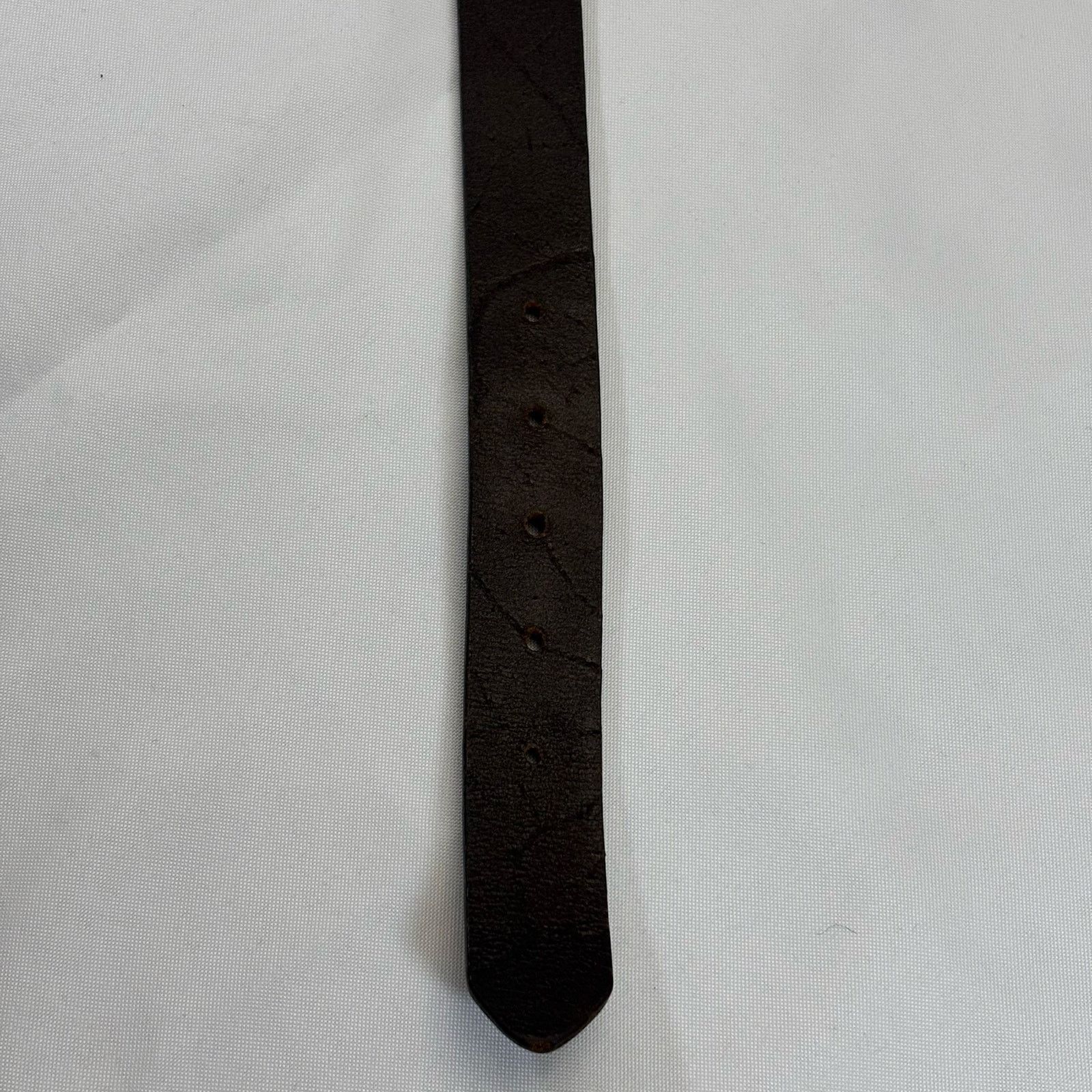 Merona Merona Italian Latigo Leather Belt Black Made in USA Size ONE SIZE - 3 Thumbnail