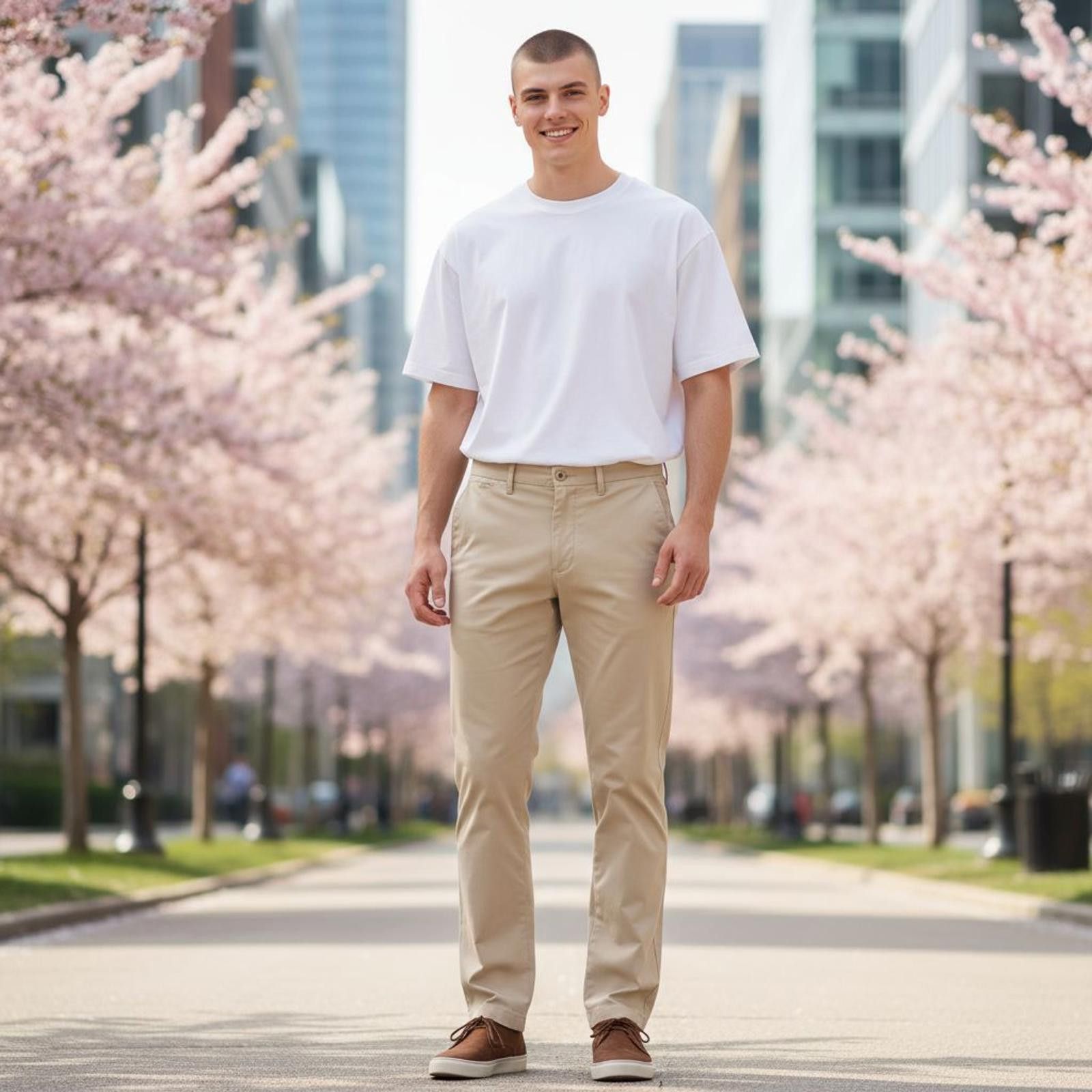 J.Crew J. Crew Straight Fit Stretch Chino Pant Size 32/32 Size US 32 / EU 48 - 1 Thumbnail