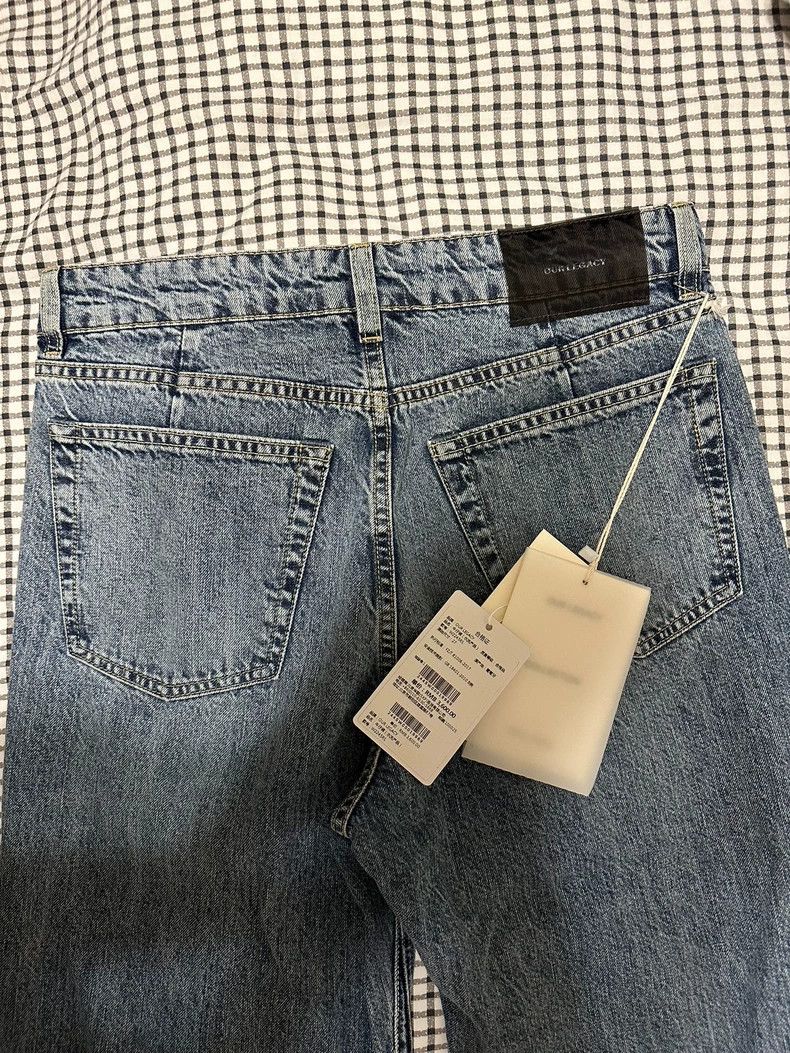 Our Legacy our legacy Treble Cut Vintage Washed Wide Leg Jeans 2503-Ne Size US 27 - 6 Thumbnail
