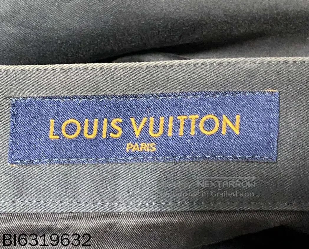 Louis Vuitton gray logo work pants by Louis Vuitton. Size US 38 / EU 54 - 4 Thumbnail