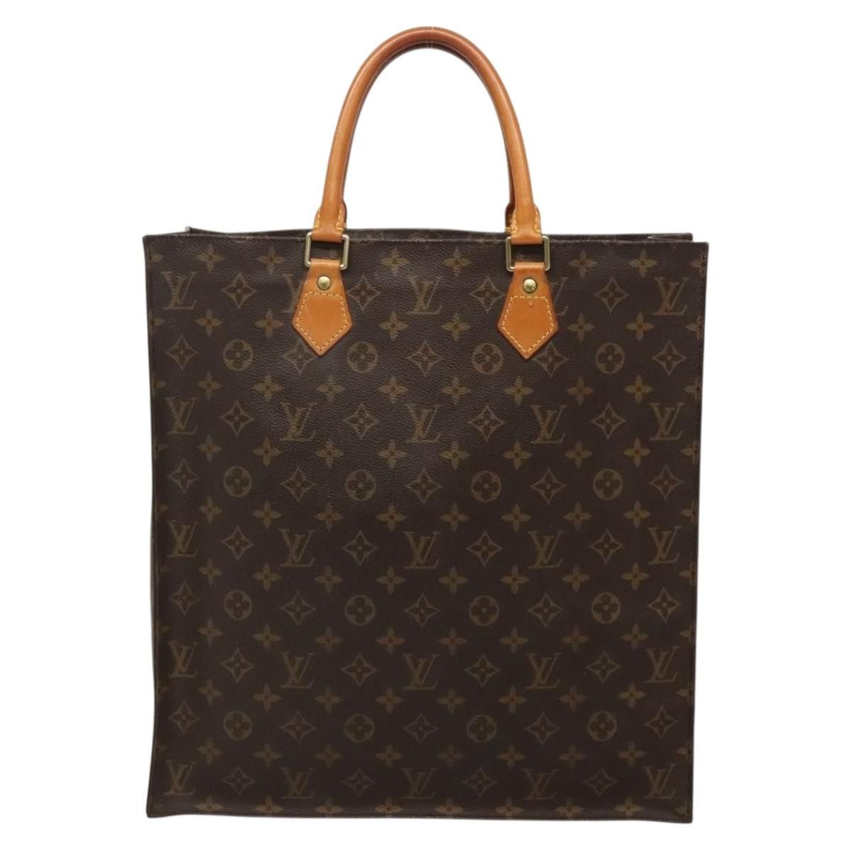 Louis Vuitton LOUIS VUITTON Monogram Sac Plat Hand Bag M51140 Size ONE SIZE - 2 Thumbnail