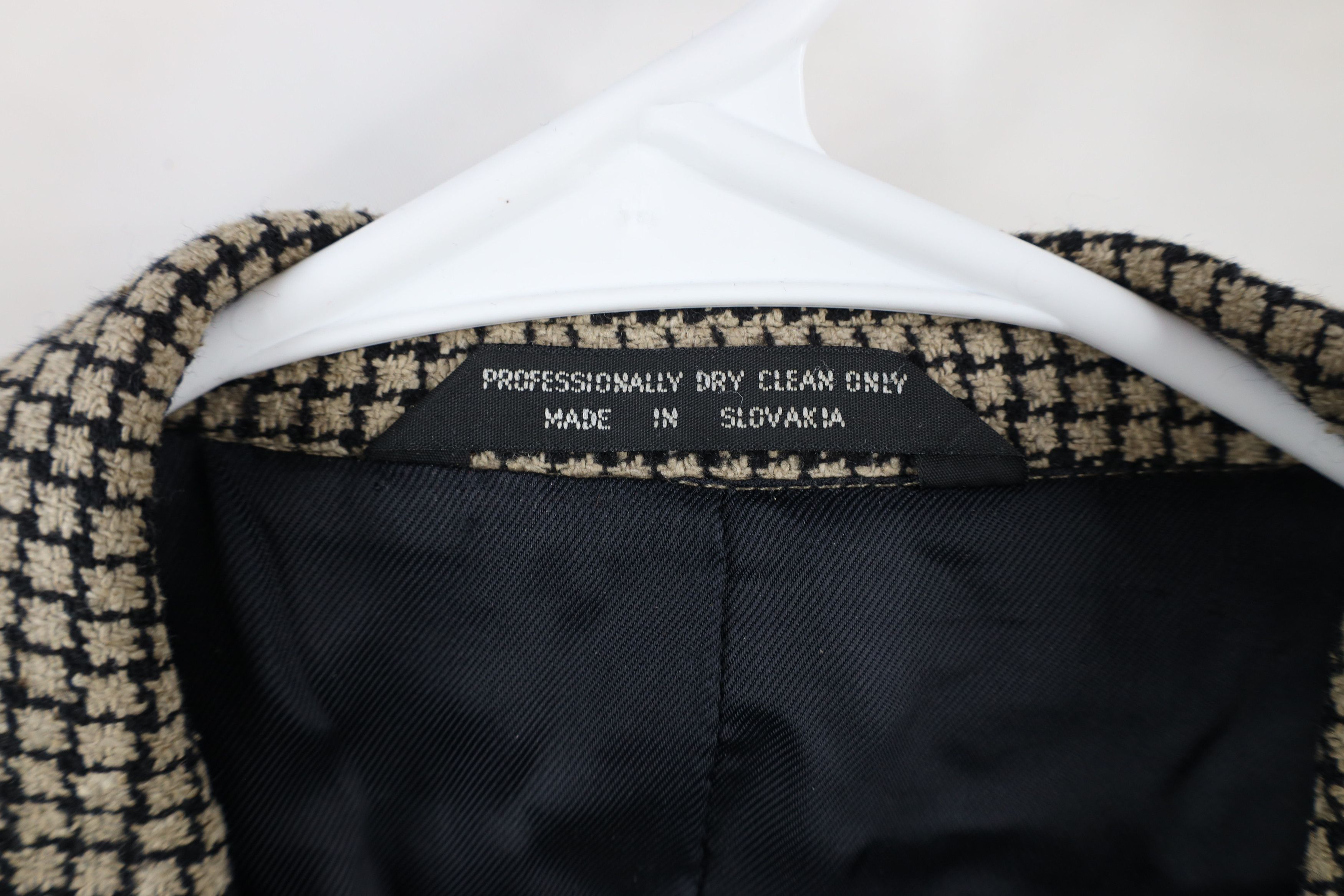 Vintage Vintage 90s Streetwear Houndstooth 3 Button Blazer Jacket Size US XL / EU 56 / 4 - 10 Thumbnail