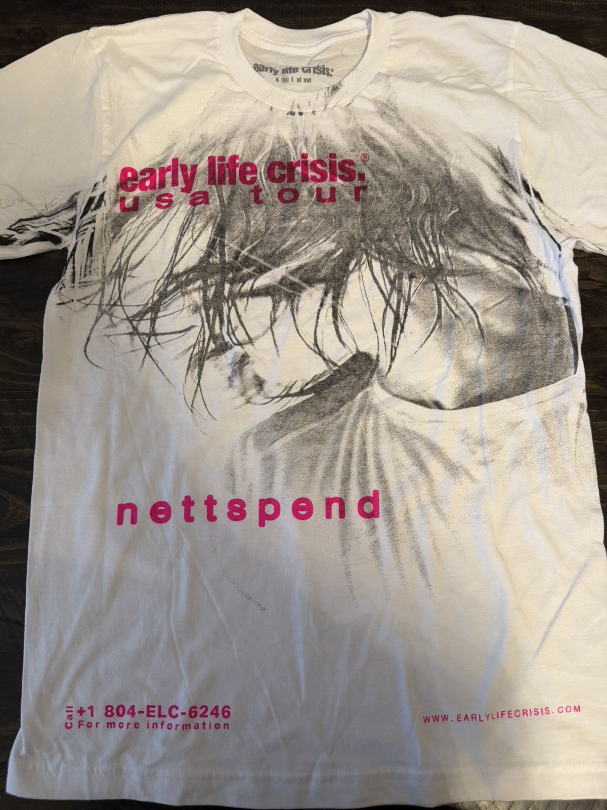Nettspend Early Life Crisis Tour Merch