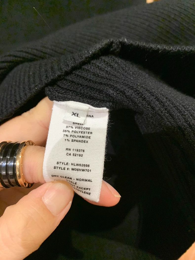 Helmut Lang HELMUT LANG Knit dress with one word Size XL / US 12-14 / IT 48-50 - 7 Thumbnail