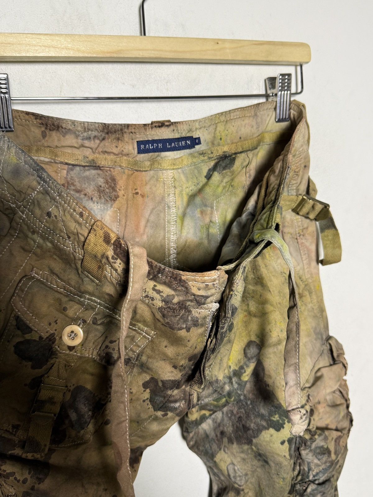 Polo Ralph Lauren ralph lauren tie dye cargo multipocket army pants Size US 31 - 9 Thumbnail