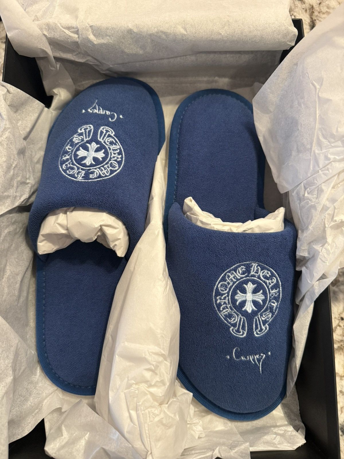 Chrome Hearts Chrome Hearts “Cannes” Slippers Size L Size US 12 / EU 45 - 5 Thumbnail