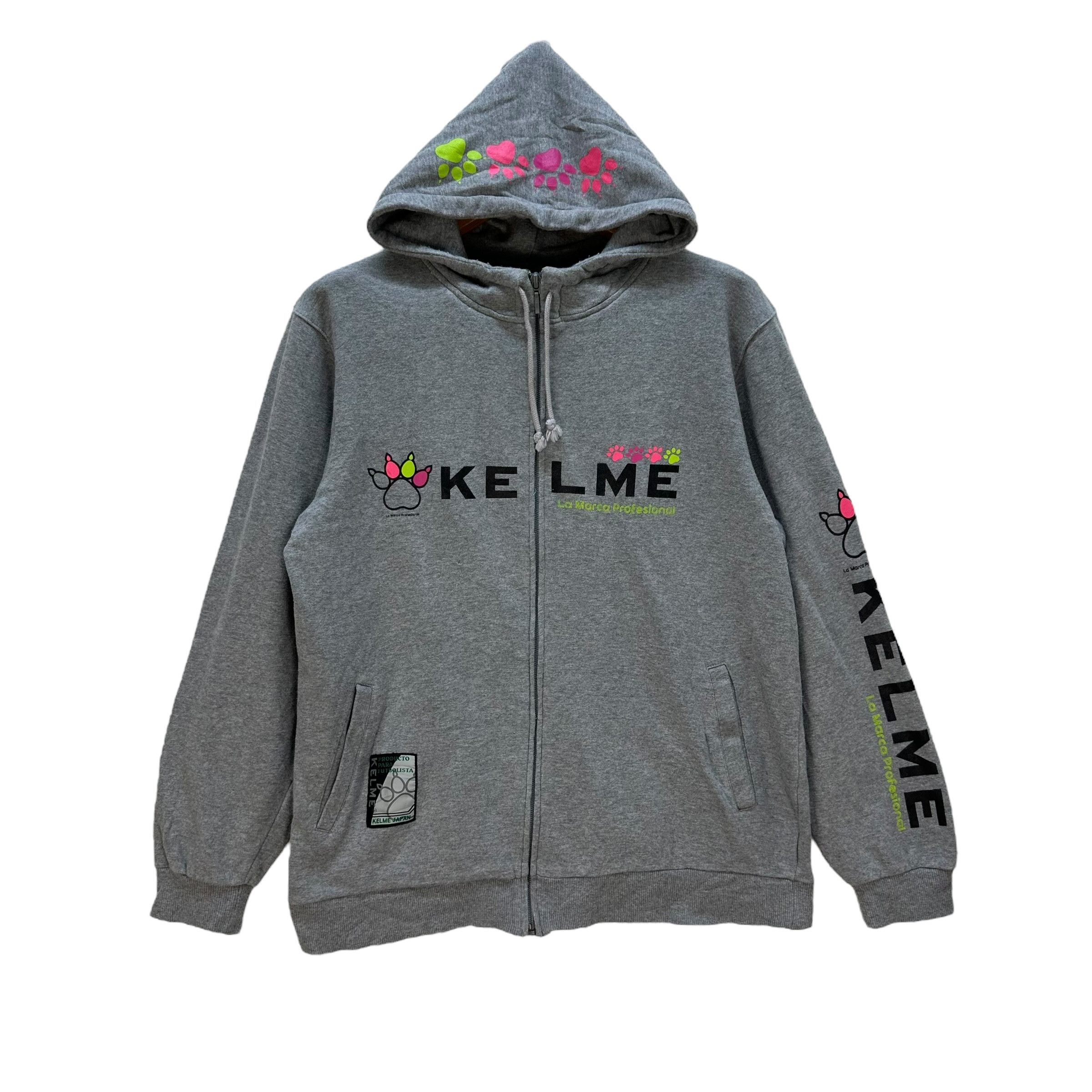 Japanese Brand KELME BIG LOGO GRAPHIC ZIPPER HOODIES #9055-53 Size US L / EU 52-54 / 3 - 1 Thumbnail