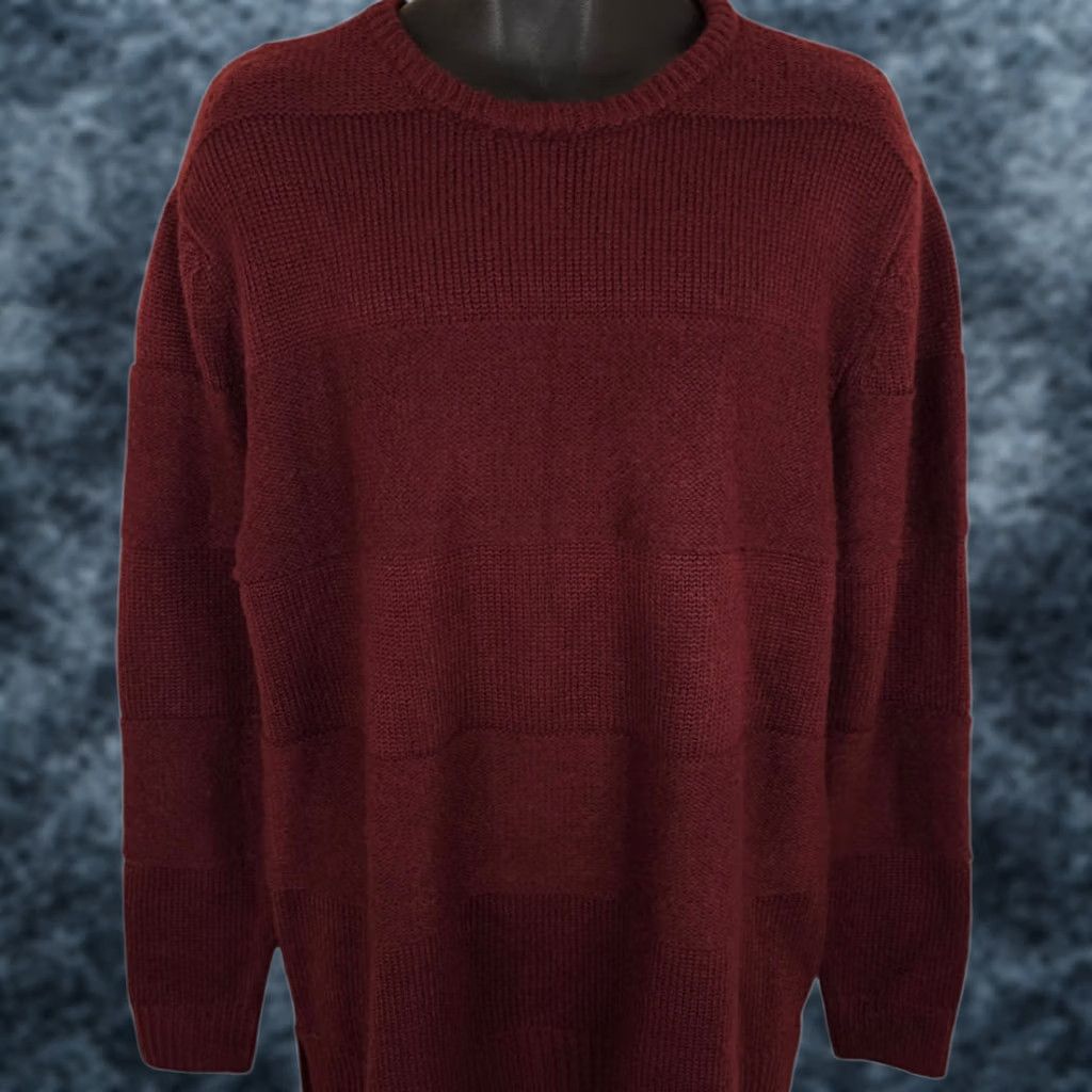 Aeropostale VINTAGE Aeropostale Sweater Mens Large Red Brooklyn NYC Crewneck Size US L / EU 52-54 / 3 - 1 Thumbnail