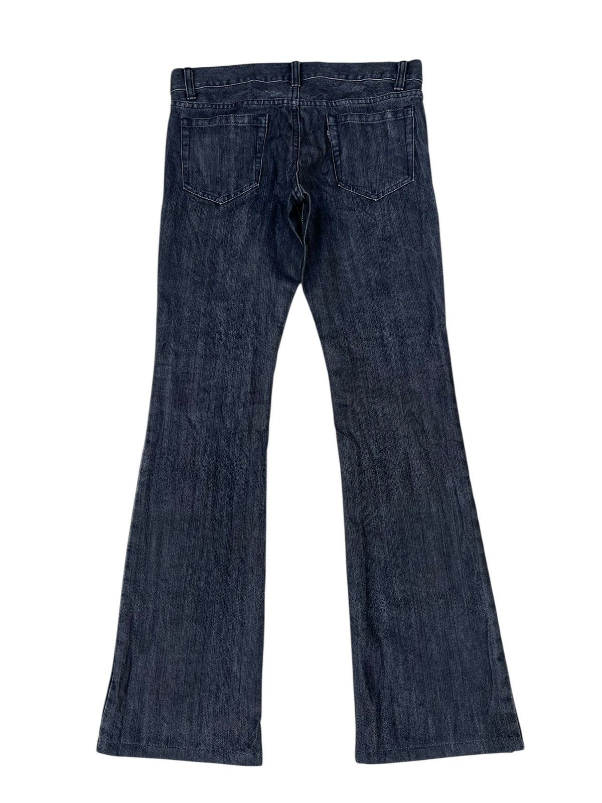 5351 POUR LES HOMMES 5351 Pour Les Hommes Black Denim Flare Jeans Size US 31 - 14 Thumbnail