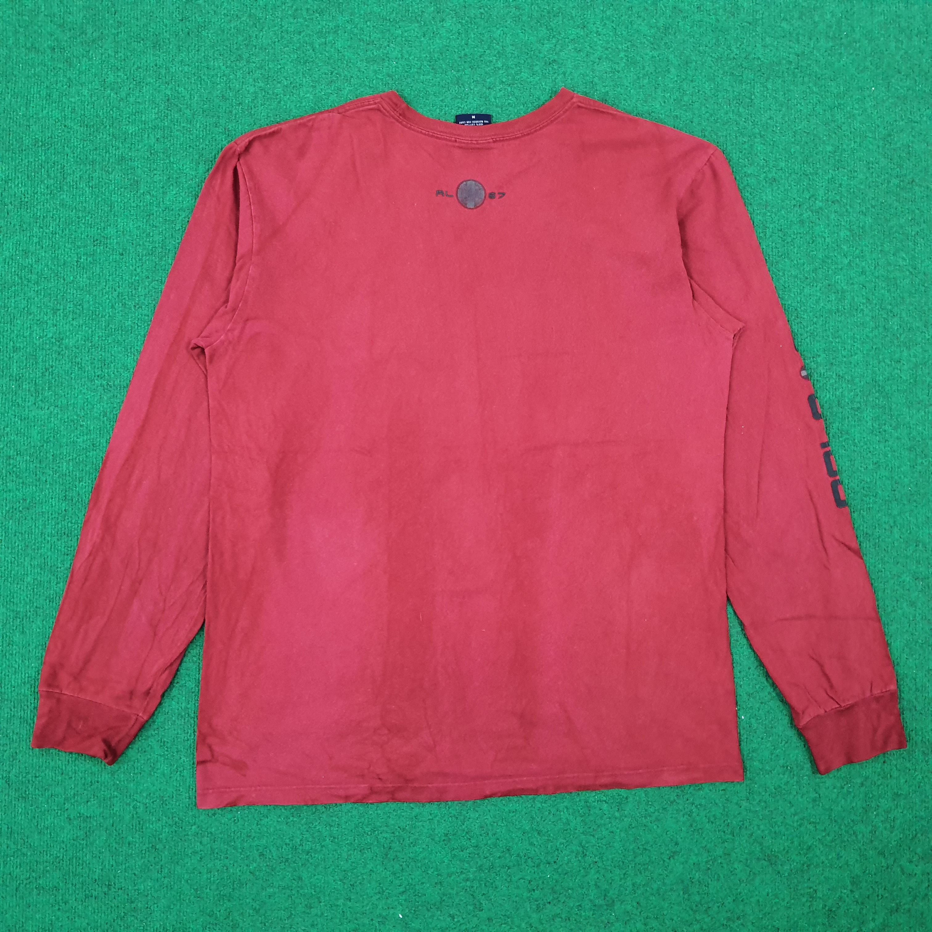 Polo Ralph Lauren × Vintage Vintage Polo Sport Ralph Lauren Long Sleeve Tshirt Size US L / EU 52-54 / 3 - 3 Thumbnail