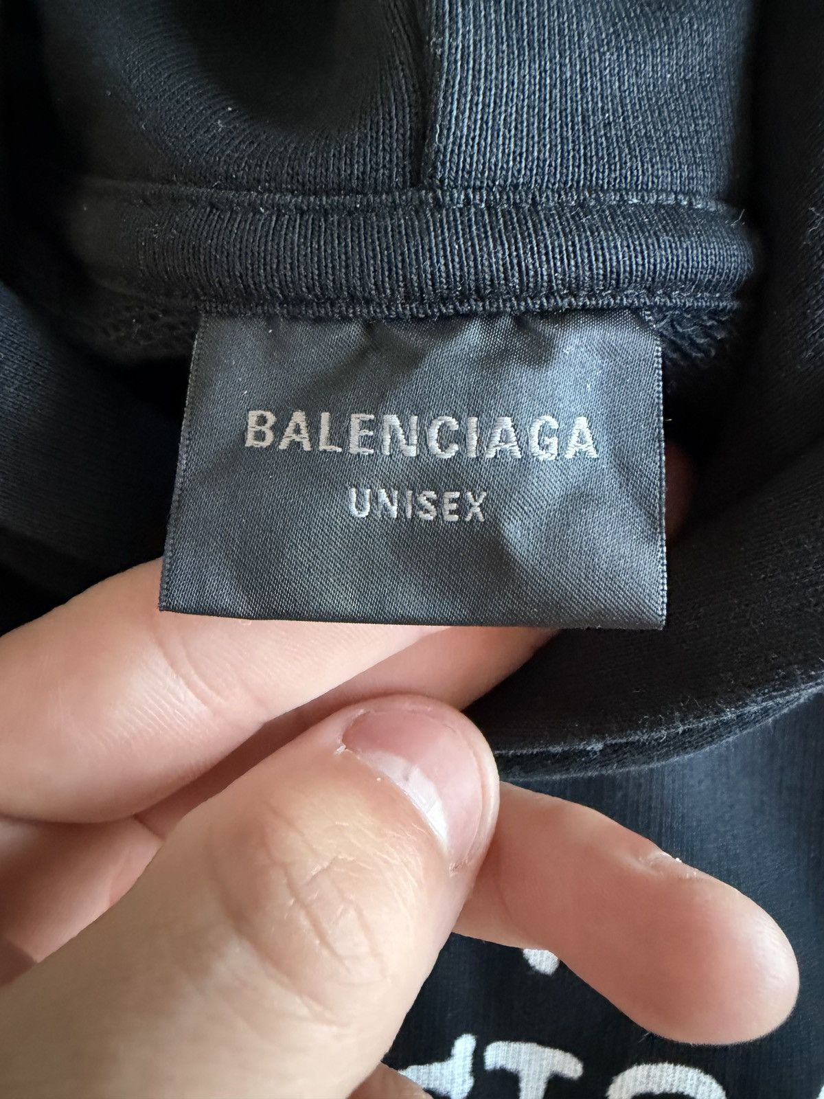 Balenciaga Balenciaga Stencil Hoodie Size US XL / EU 56 / 4 - 3 Thumbnail