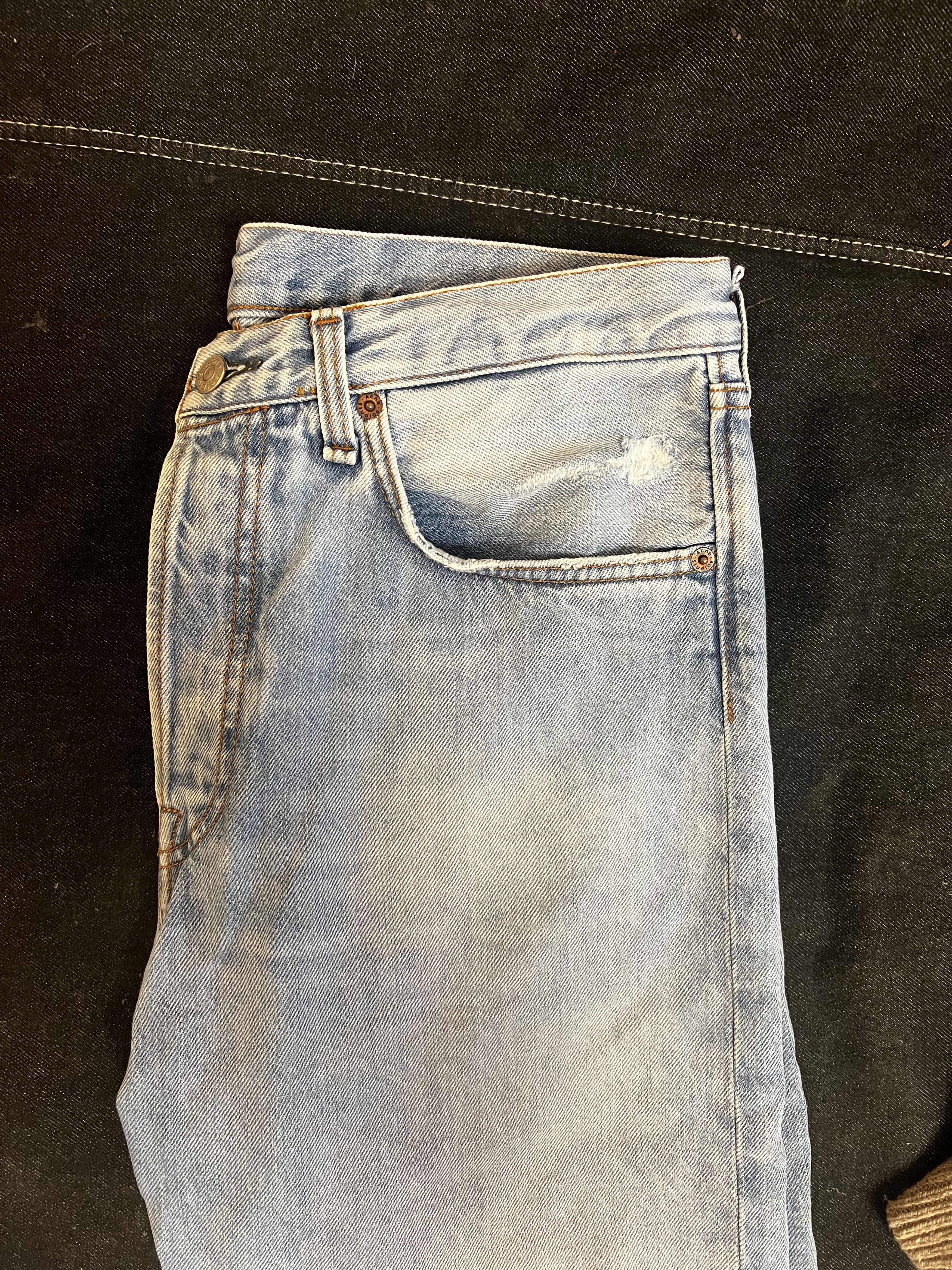 Acne Studios Acne Studios "2003" Light Blue Denim Vintage Size US 30 / EU 46 - 6 Thumbnail