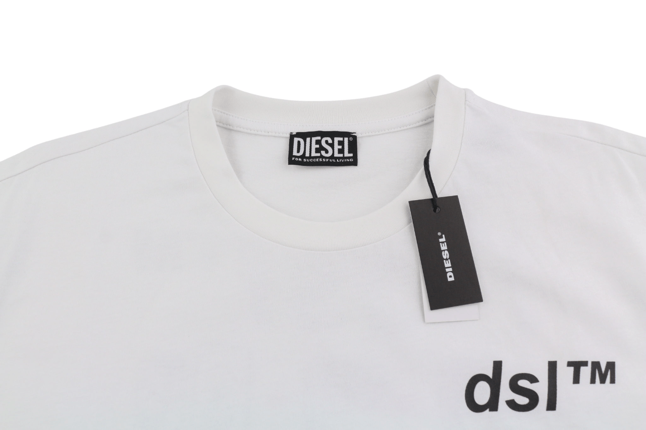 Diesel T-JUST-B56 2XL Short Sleeve Logo Tee 40268 Size US XXL / EU 58 / 5 - 4 Thumbnail