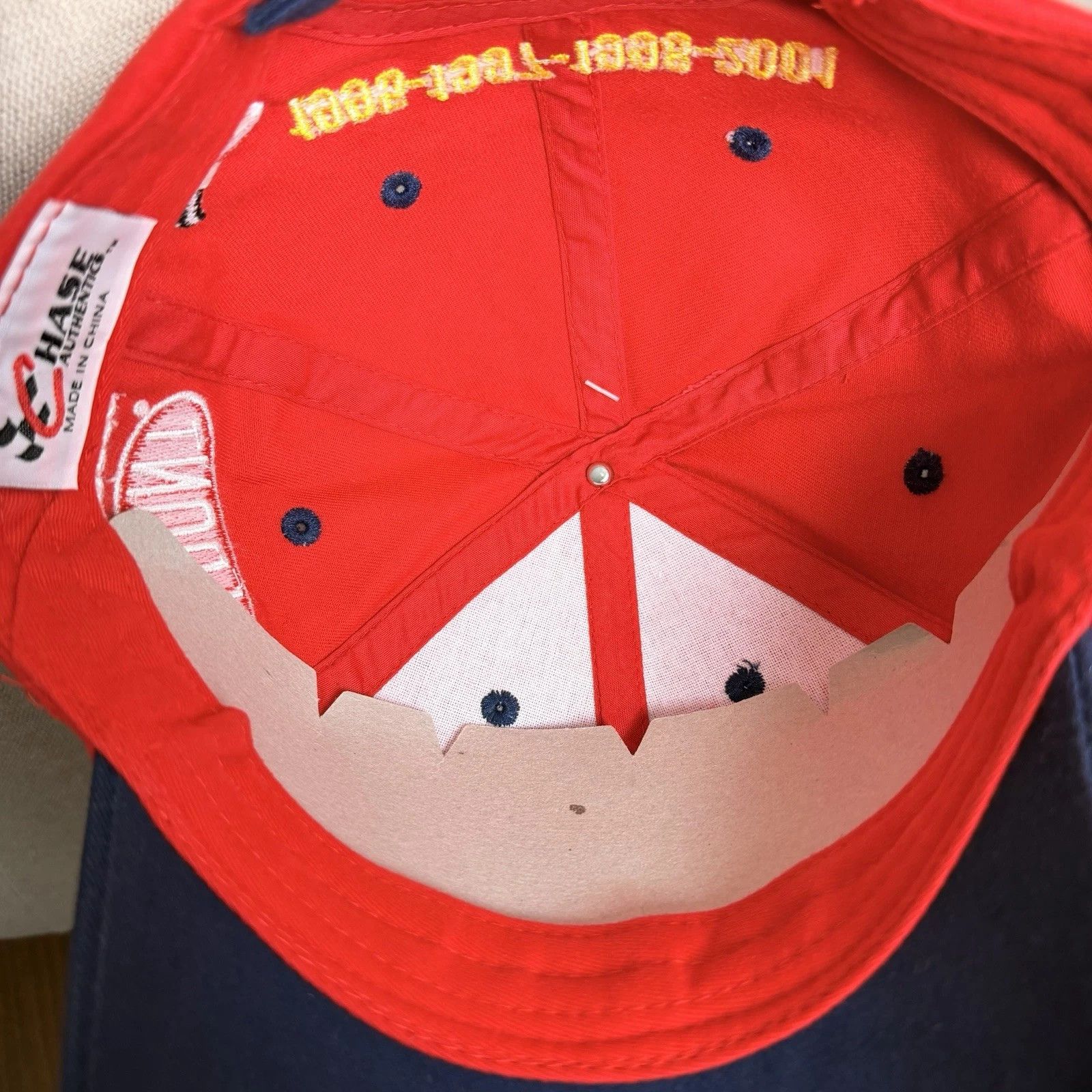 Chase Authentics Jeff Gordon Vintage Chase 2001 NASCAR Adult Hat NWT Size ONE SIZE - 5 Thumbnail