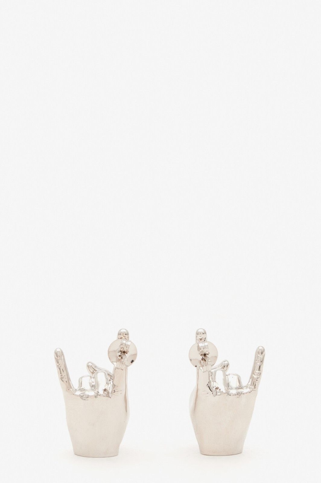Y/Project o1s22i1n0924 Size: OS / Mini Rock On Earrings in Silver Size ONE SIZE - 2 Thumbnail
