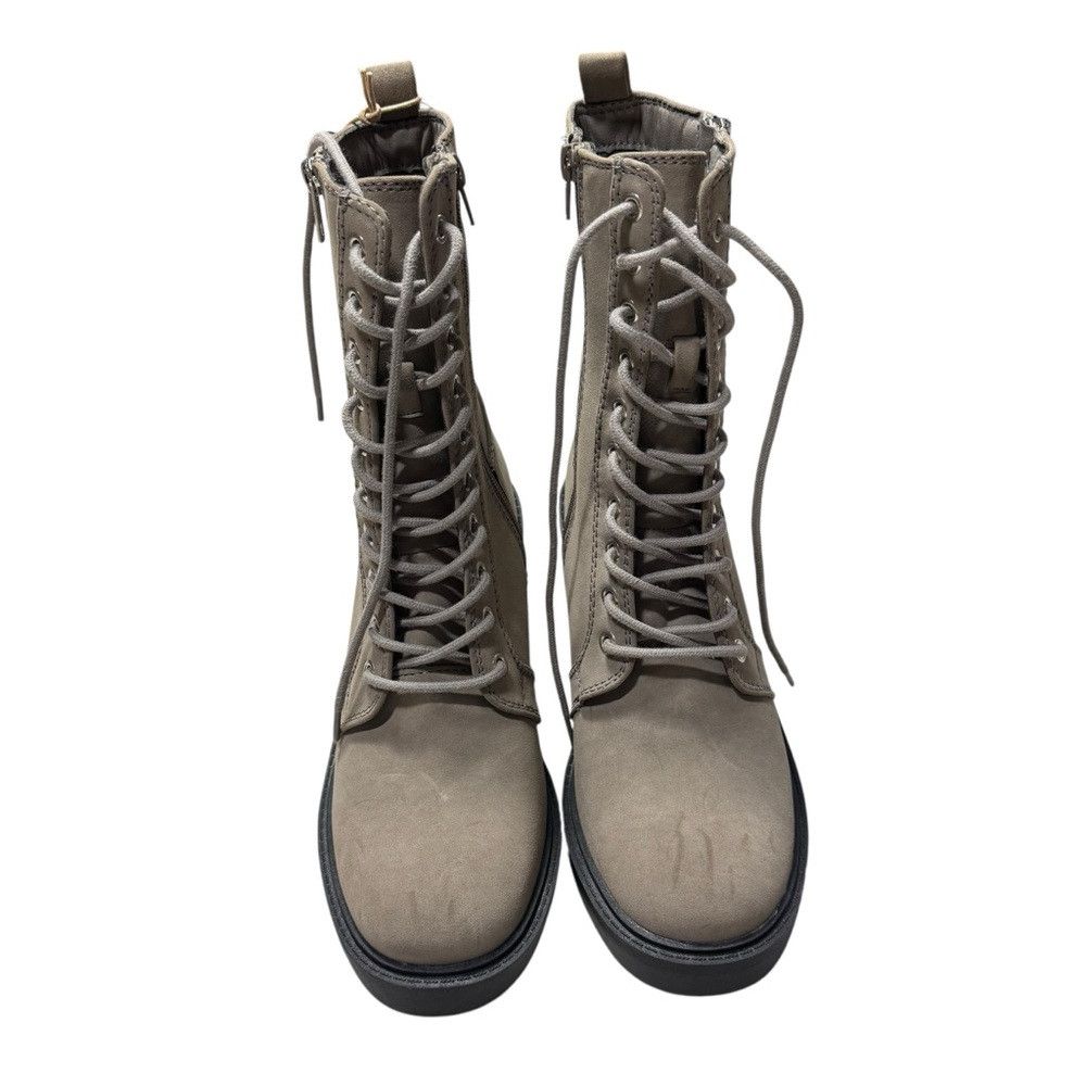 Other New MIA Mia Galit Combat Taupe Grey Boots Size 8.5 Size US 8.5 / IT 38.5 - 3 Thumbnail
