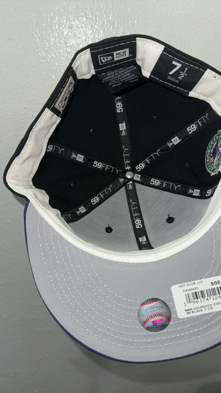 New Era New Era 59fifty Colorado Rockies Fitted hat size 7 1/2 Size ONE SIZE - 3 Thumbnail