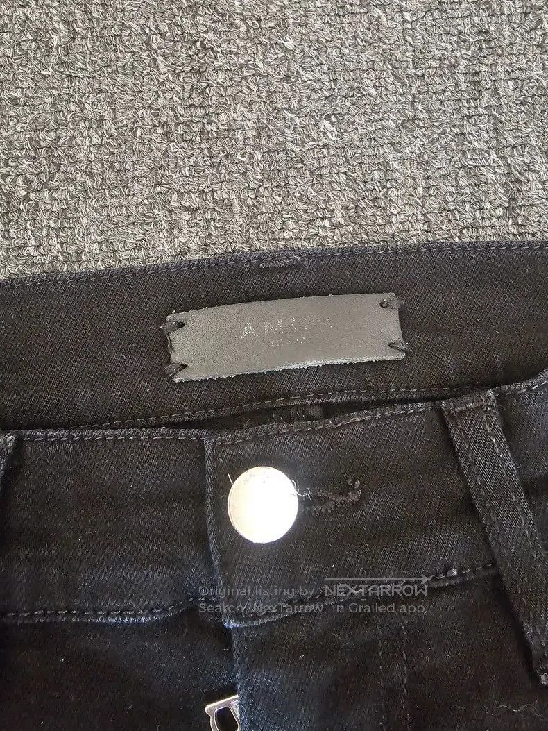 Amiri Amiri Distressed Black Denim Jeans. Size US 32 / EU 48 - 3 Thumbnail