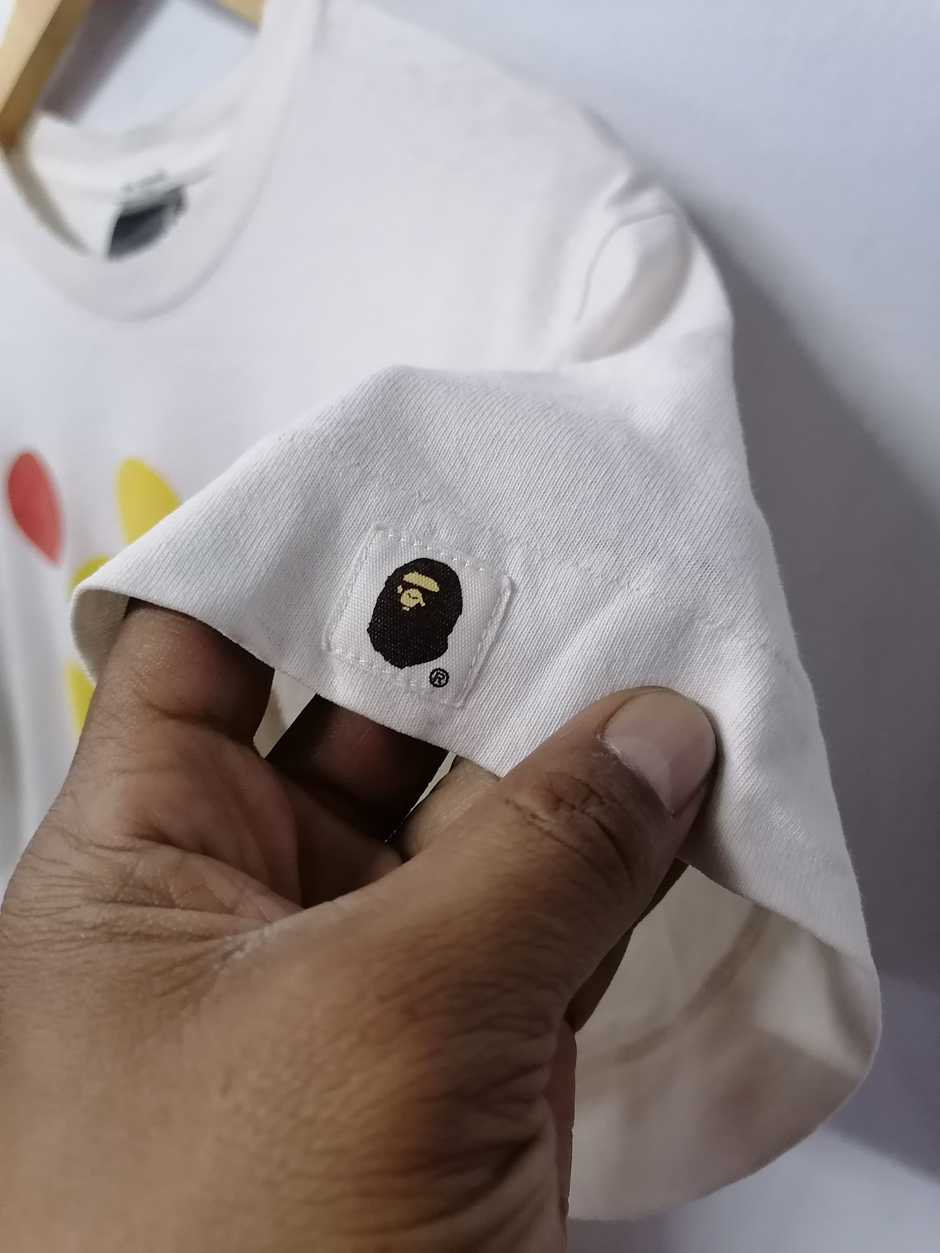 Bape × Vintage Trashed Faded 90s A Bathing Ape Polkadot T-shirt Size US M / EU 48-50 / 2 - 4 Thumbnail