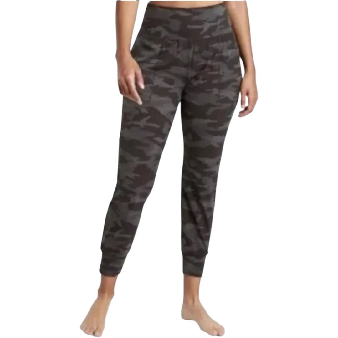 Athleta Salutation Jogger Camo UPF 50 Powervita High Waist M