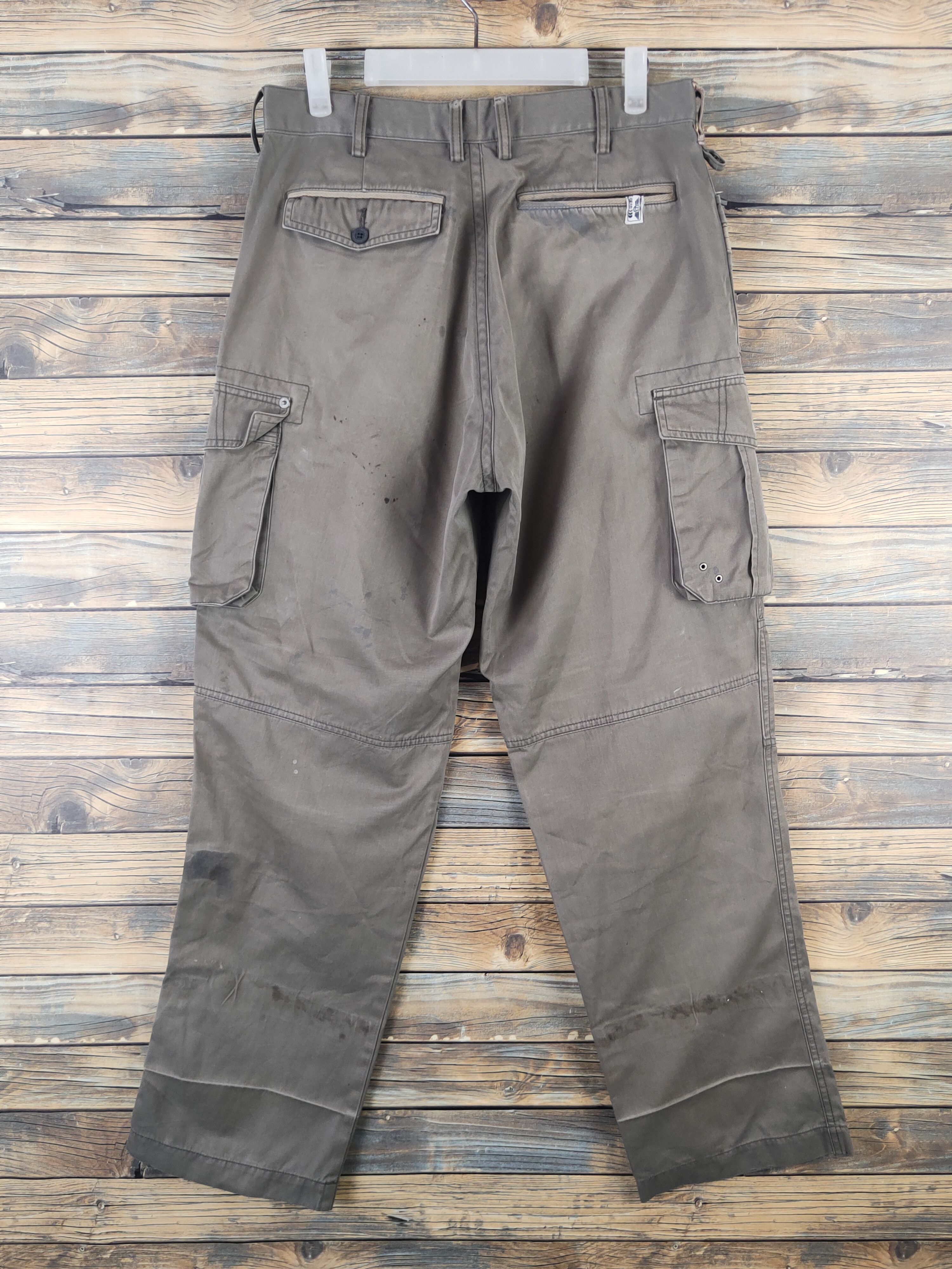 Japanese Brand Absolute Gear Olive Multipocket Tactical Cargo Pants #W2262 Size US 32 / EU 48 - 7 Thumbnail