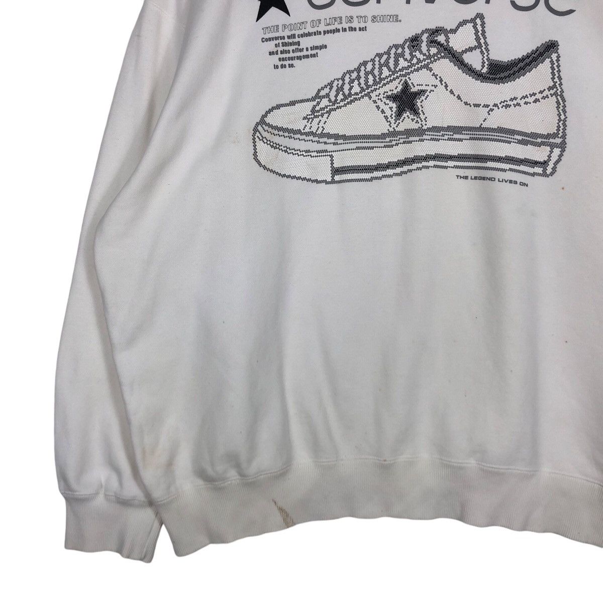 Converse × Vintage Vintage Converse All Star Sweatshirt XL Streetwear Size US XL / EU 56 / 4 - 3 Thumbnail